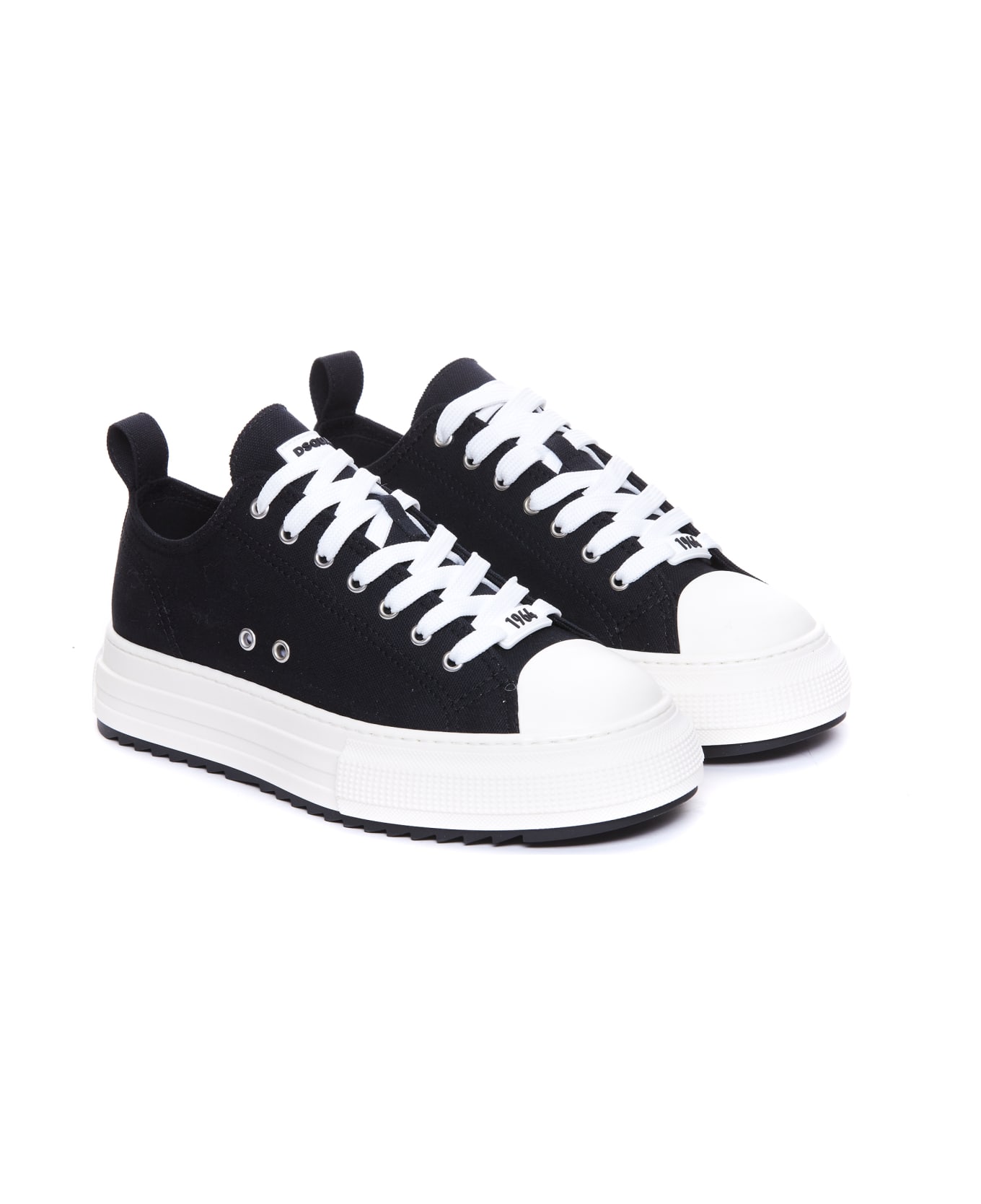 Dsquared2 Berlin Lace-up Low Top Sneakers - Black スニーカー