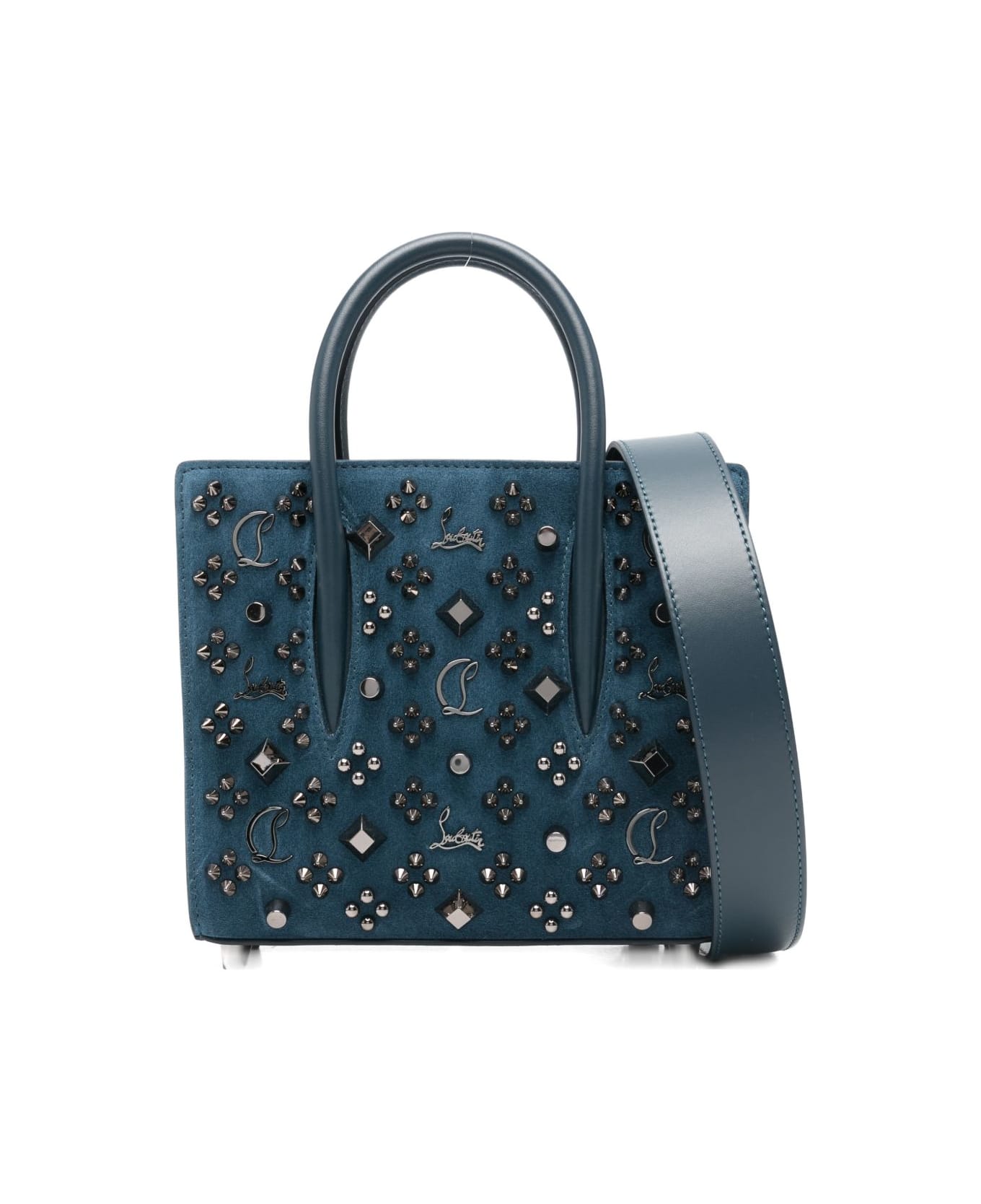 Christian Louboutin Paloma Mini Leather Tote Bag - Blue
