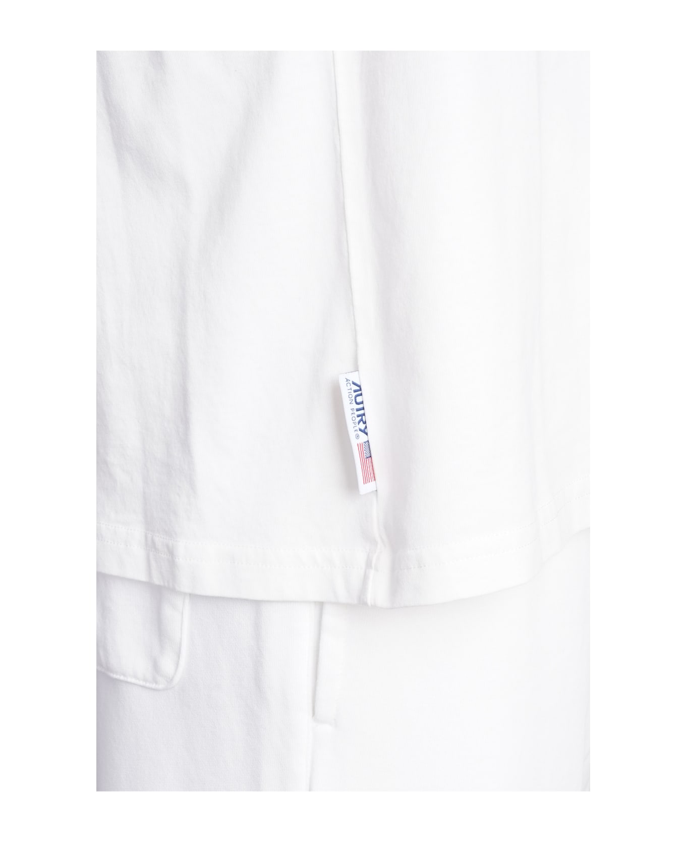 Autry T-shirt In White Cotton - white