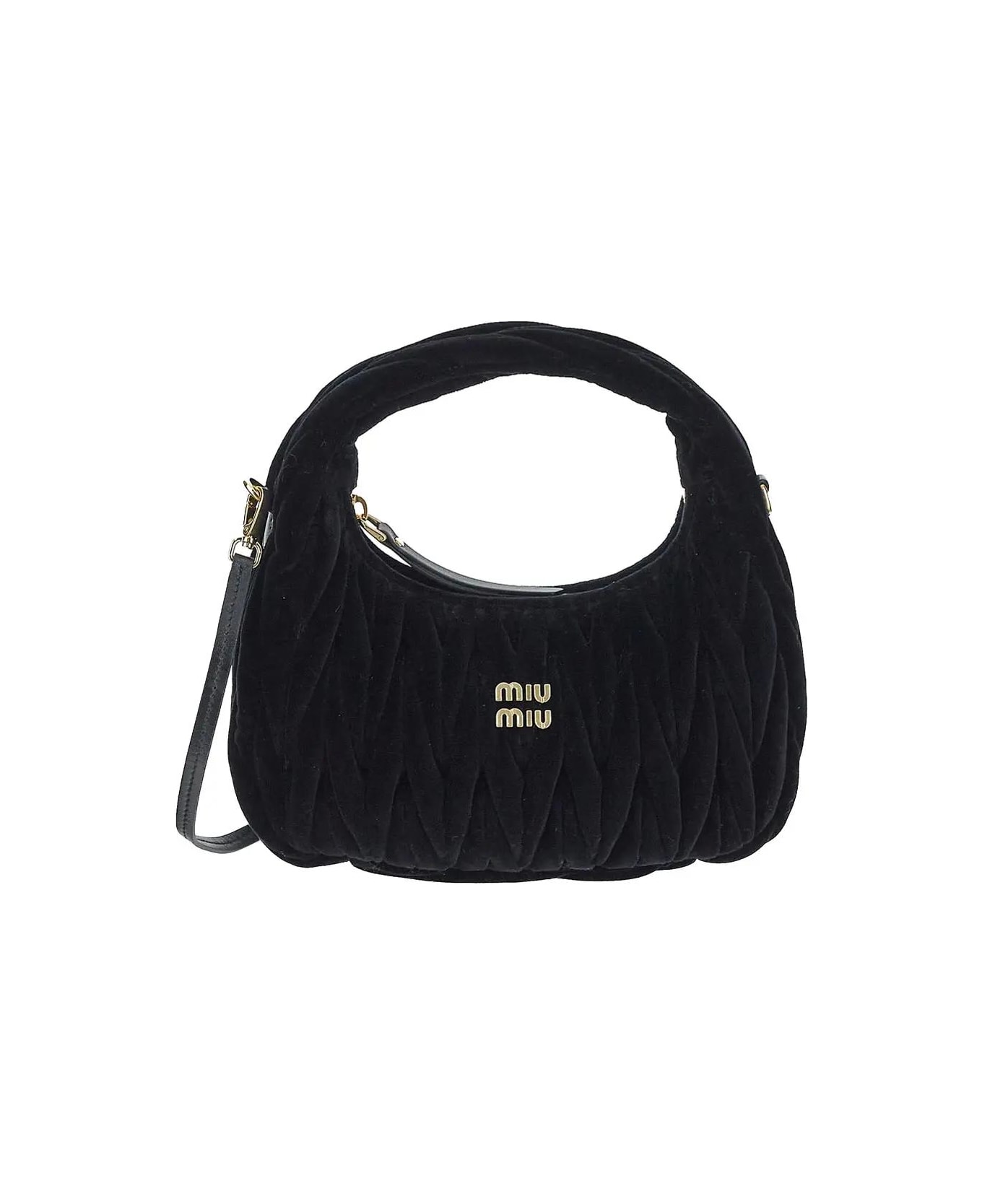 Miu Miu Hobo Bag - Black