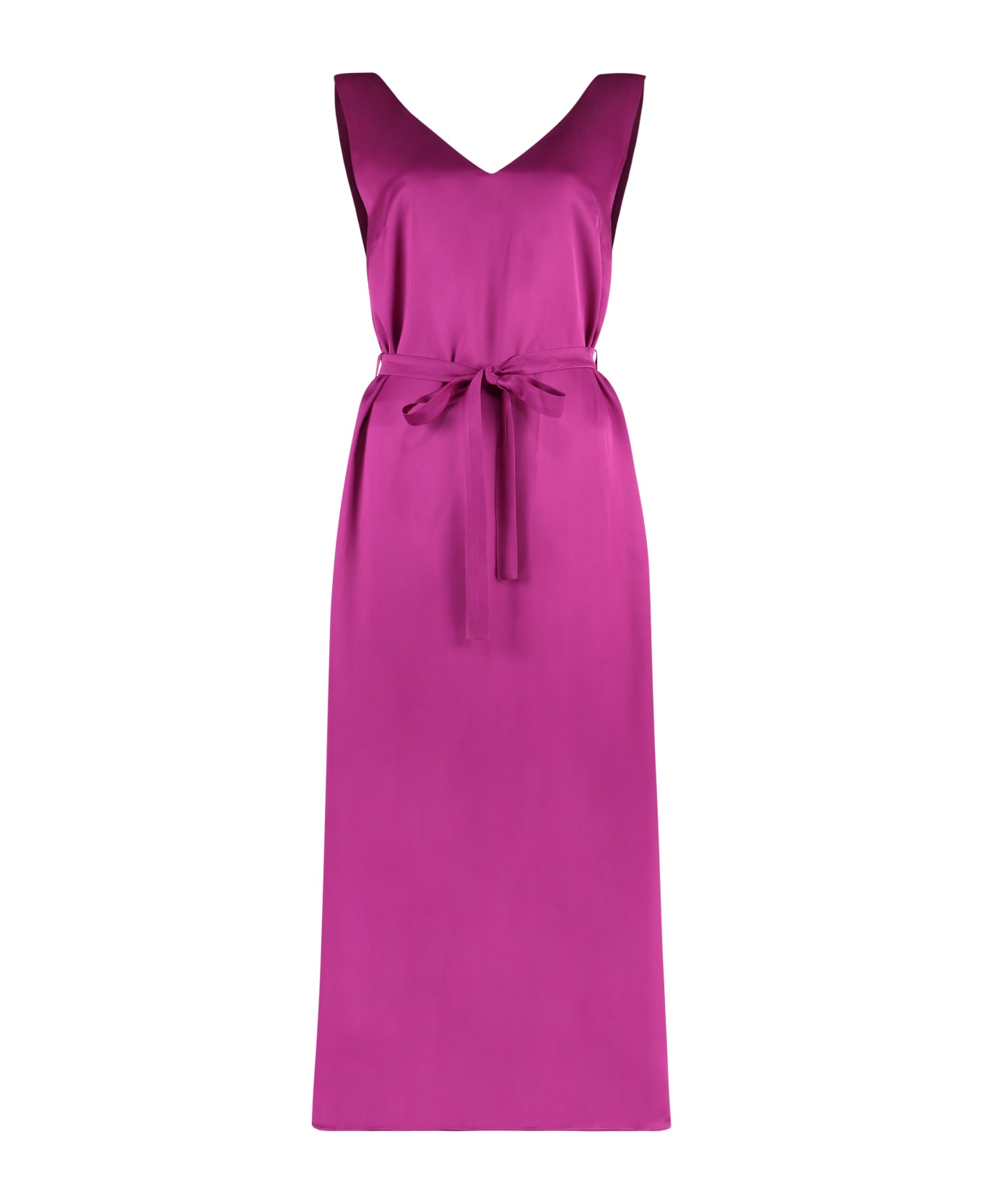 Parosh Jersey Dress - Fuchsia ワンピース＆ドレス