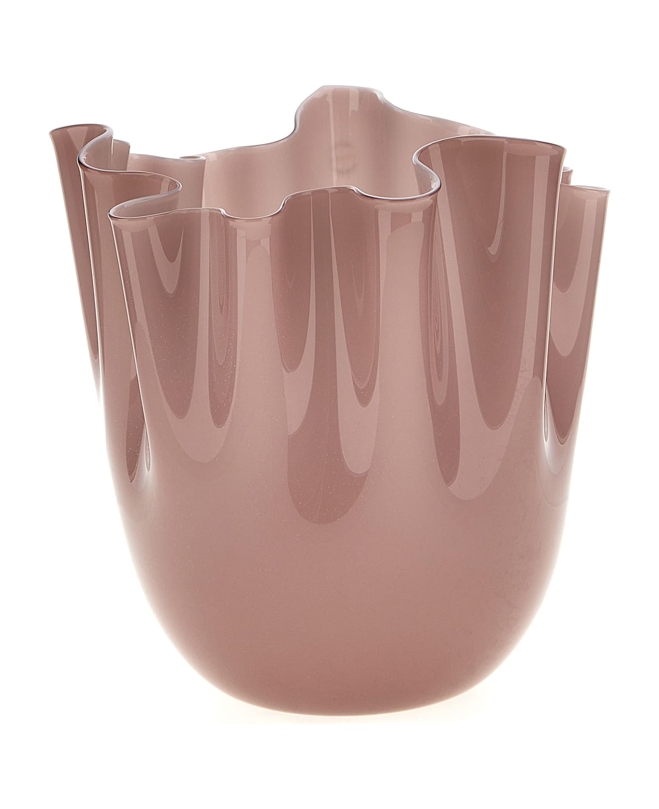 Venini 'fazzoletto' Vase - Purple