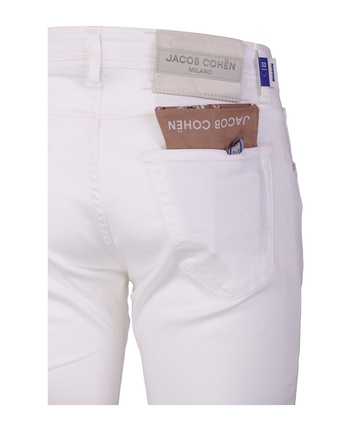 Jacob Cohen Jeans White - White ボトムス