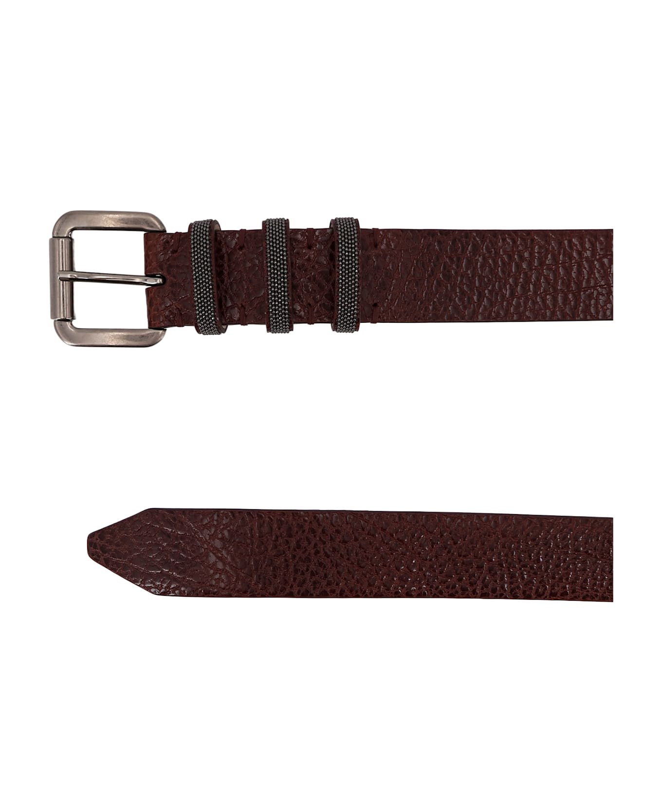 Brunello Cucinelli Leather Belt - Purple