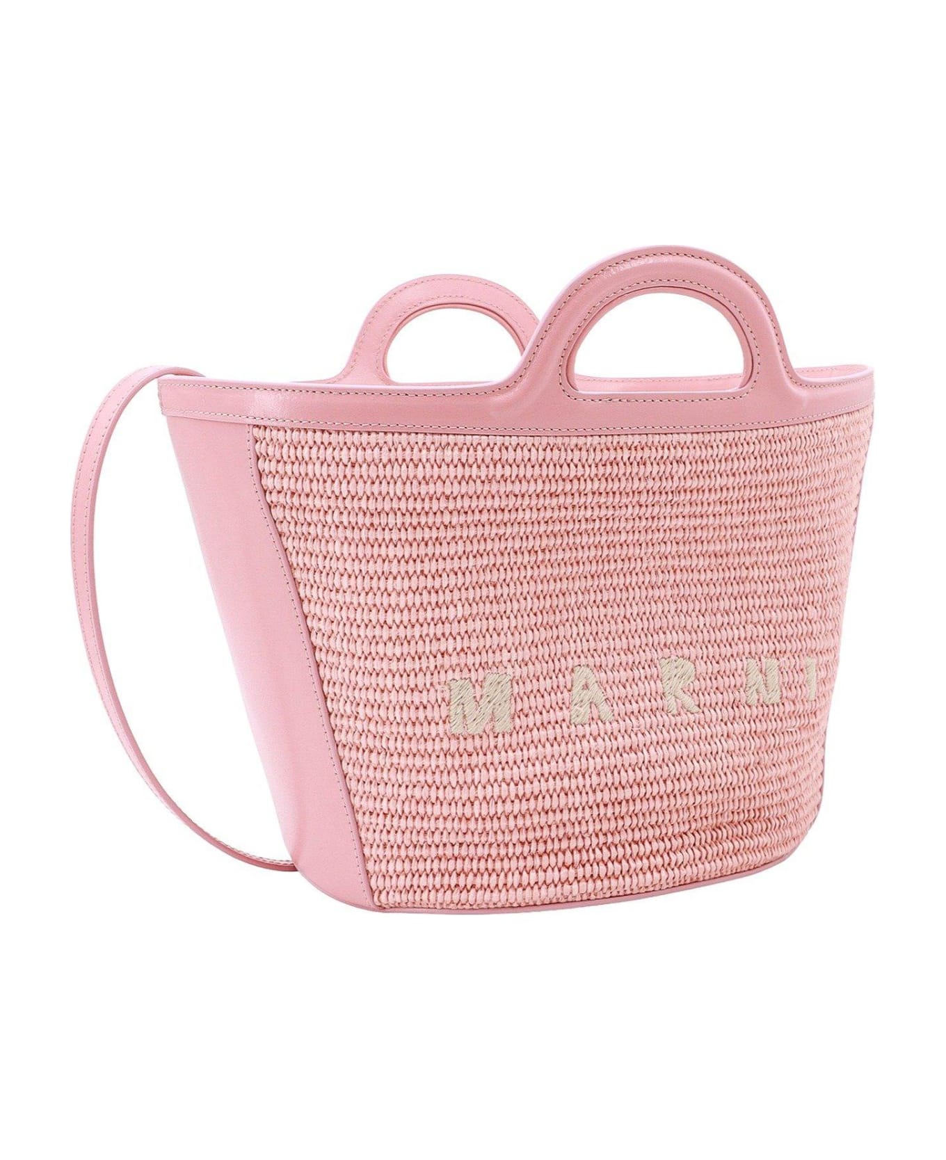 Marni Tropicalia Interwoven Tote Bag - Pink トートバッグ
