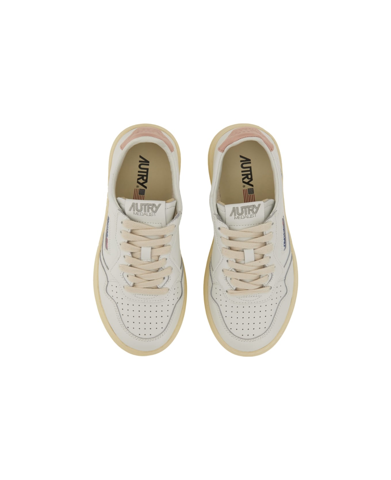 Autry Medalist Low Sneaker - WHITE