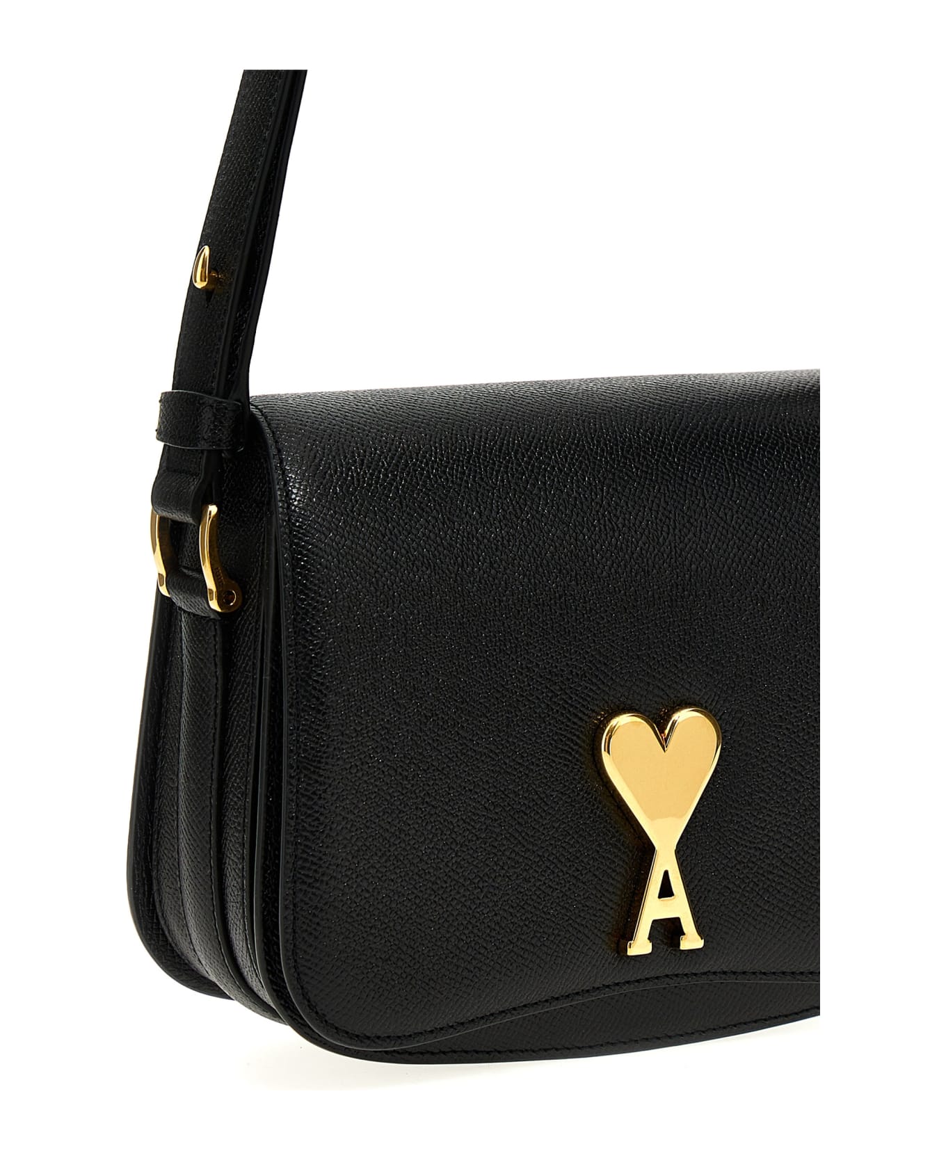 Ami Alexandre Mattiussi 'small Paris Paris' Shoulder Bag - Black   ショルダーバッグ