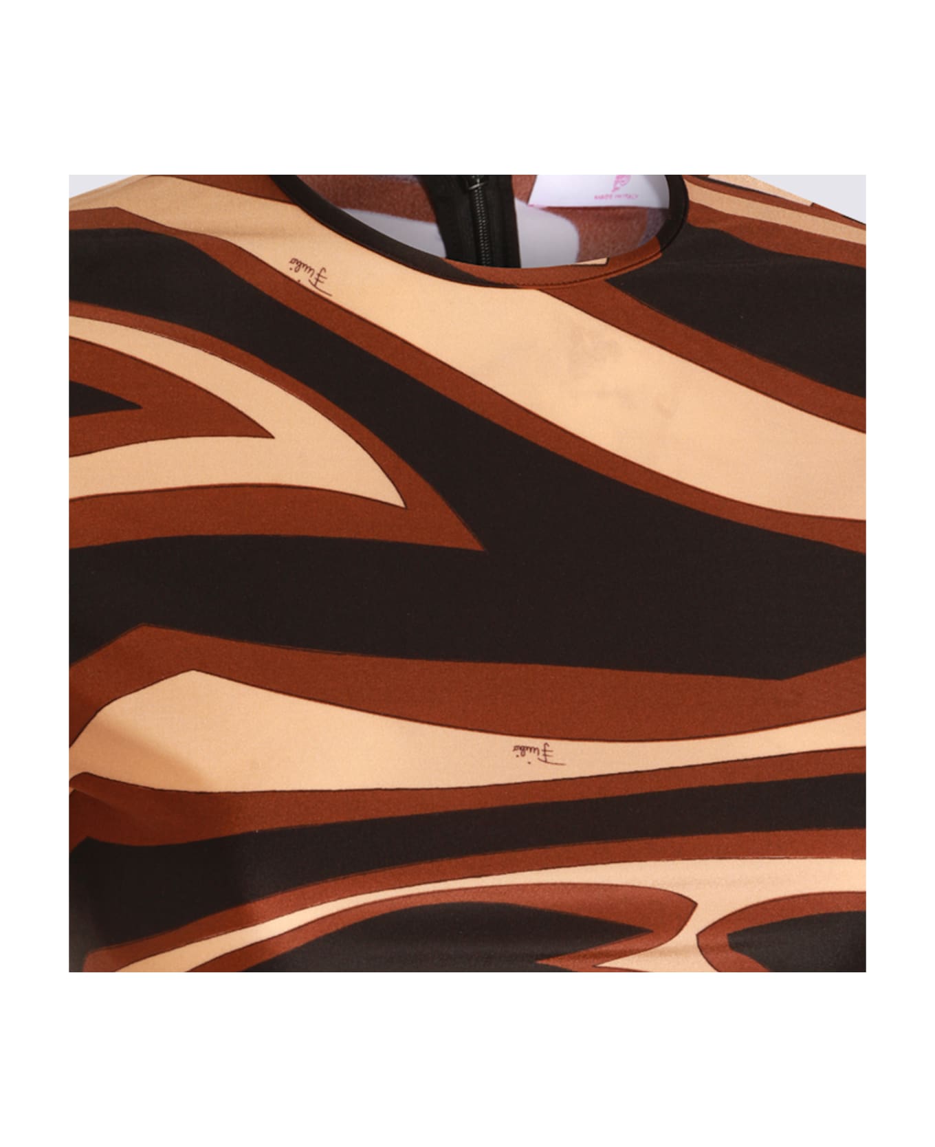 Pucci Black And Gold Dress - BLACK