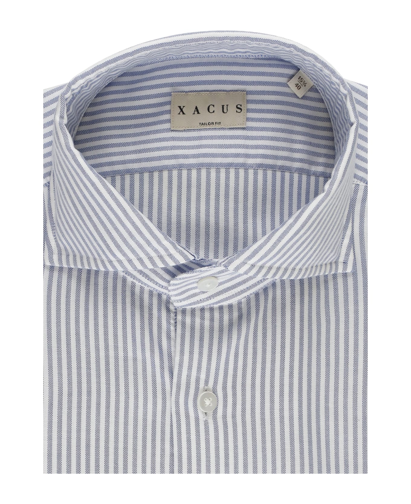 Xacus Striped Shirt - Light Blue