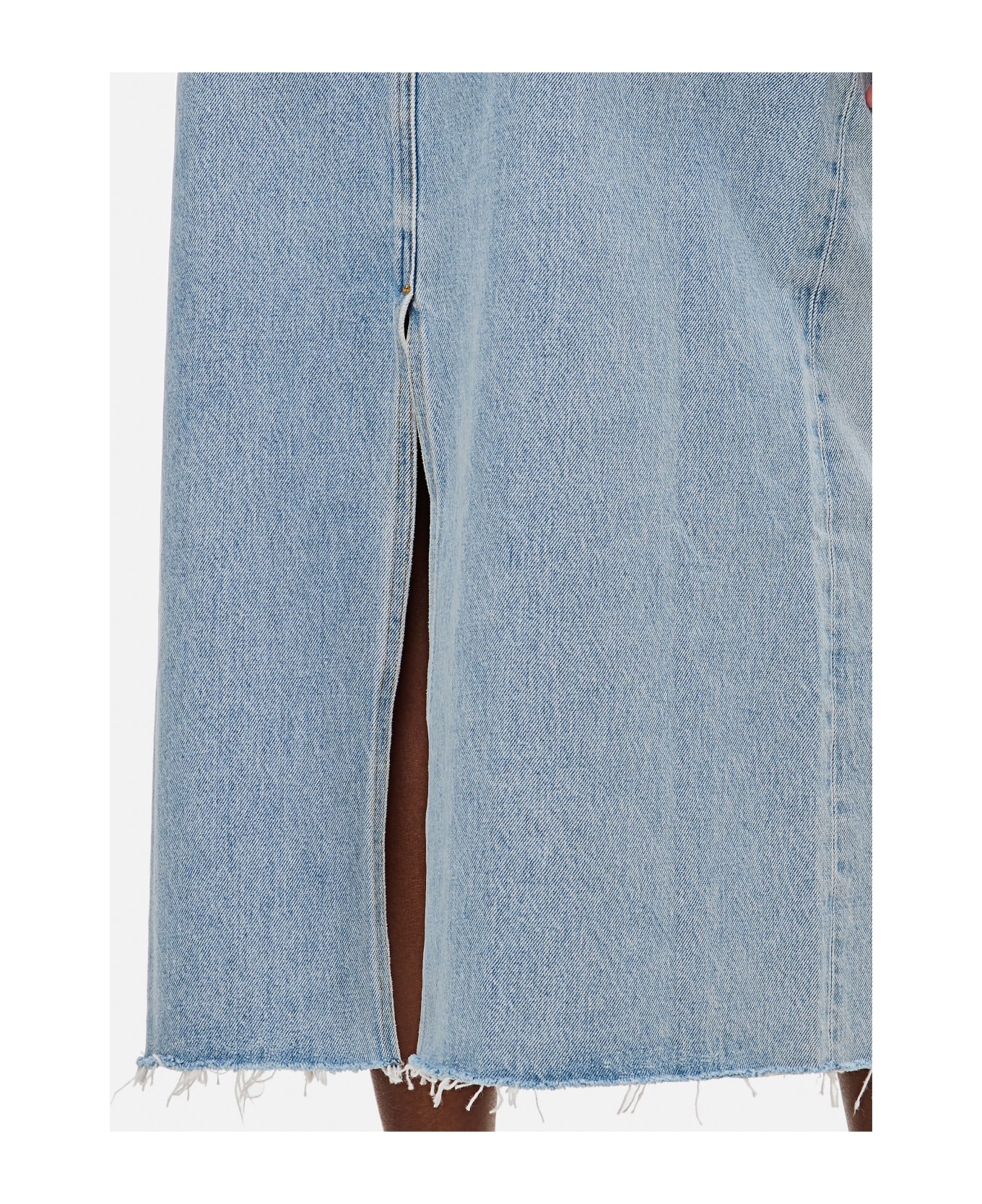 AGOLDE Della Midi Denim Skirt - Clear Blue スカート