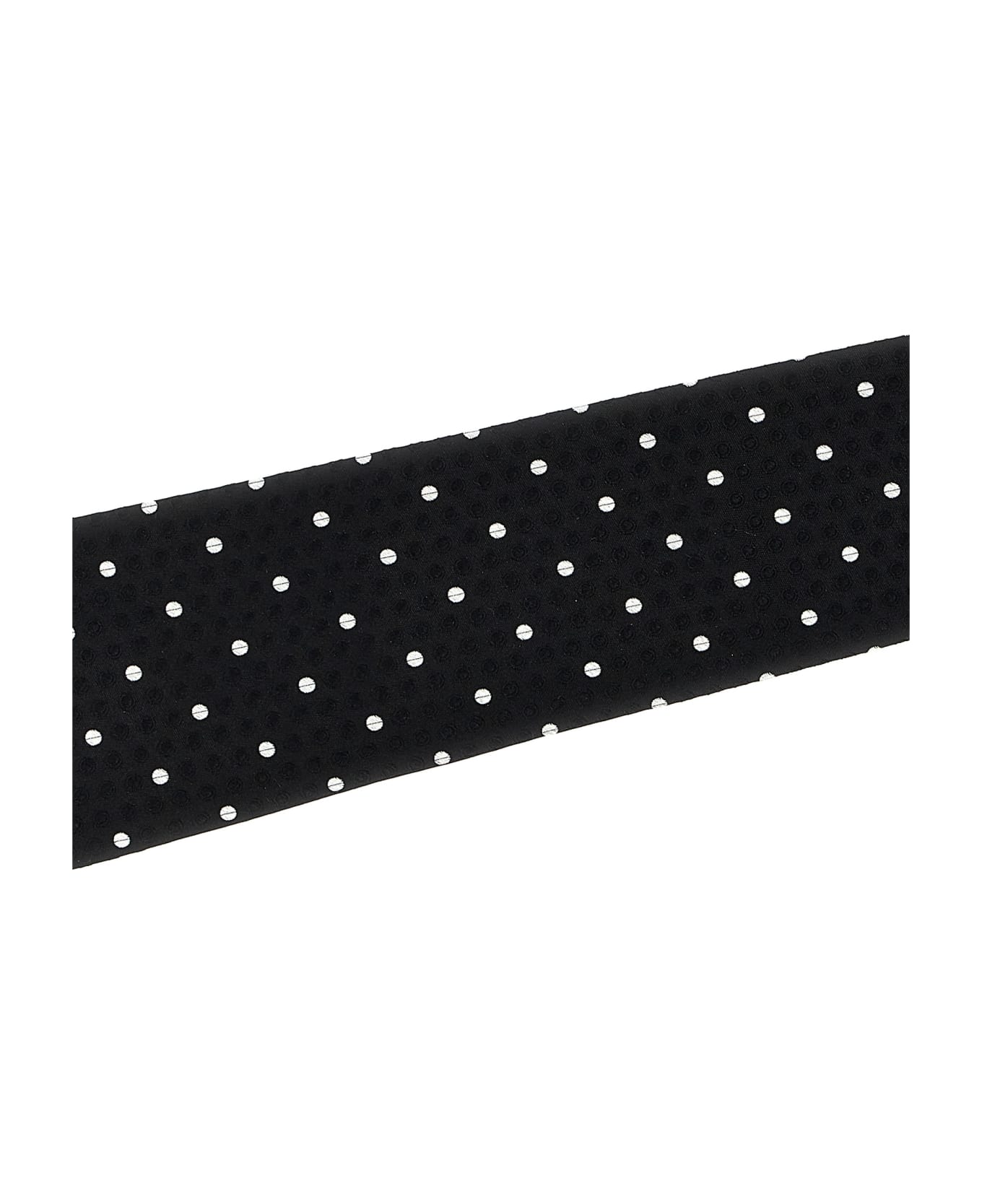 Dolce & Gabbana Polka Dot Tie - White/Black