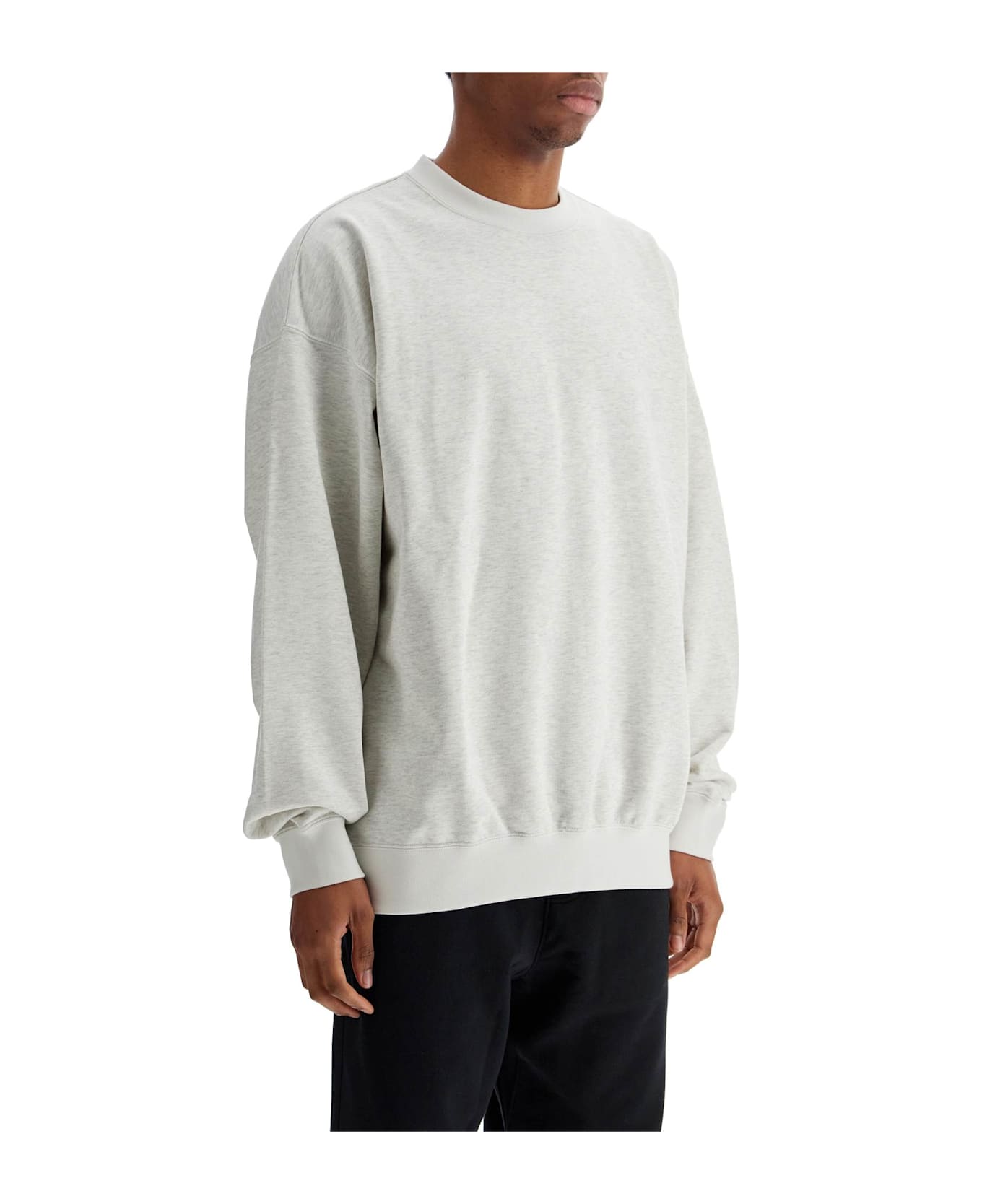 Y-3 Light Grey Soft Cotton And Polyester Sweatshirt - GREY (Grey)