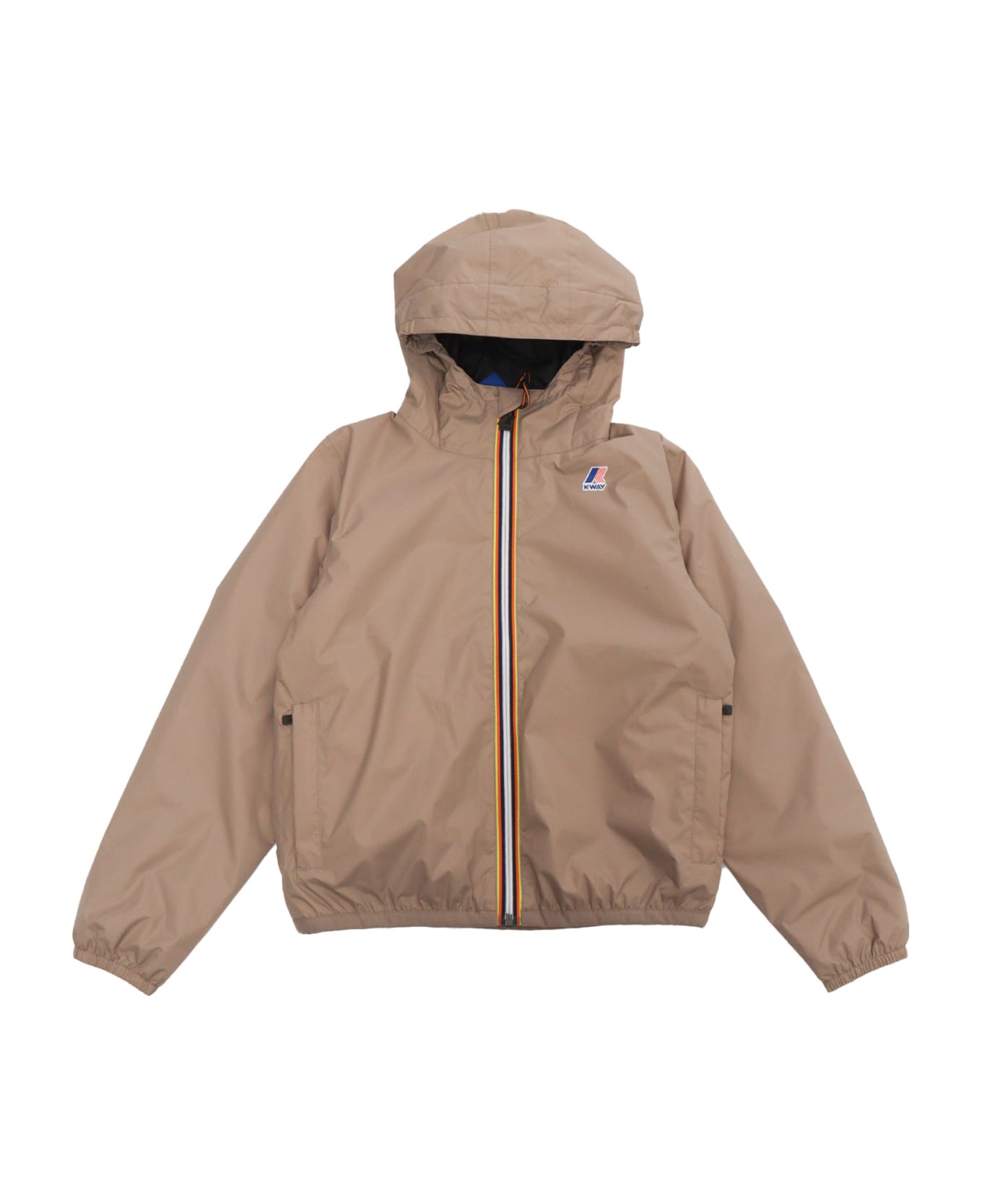 K-Way Brown Waterproof Jacket - BROWN