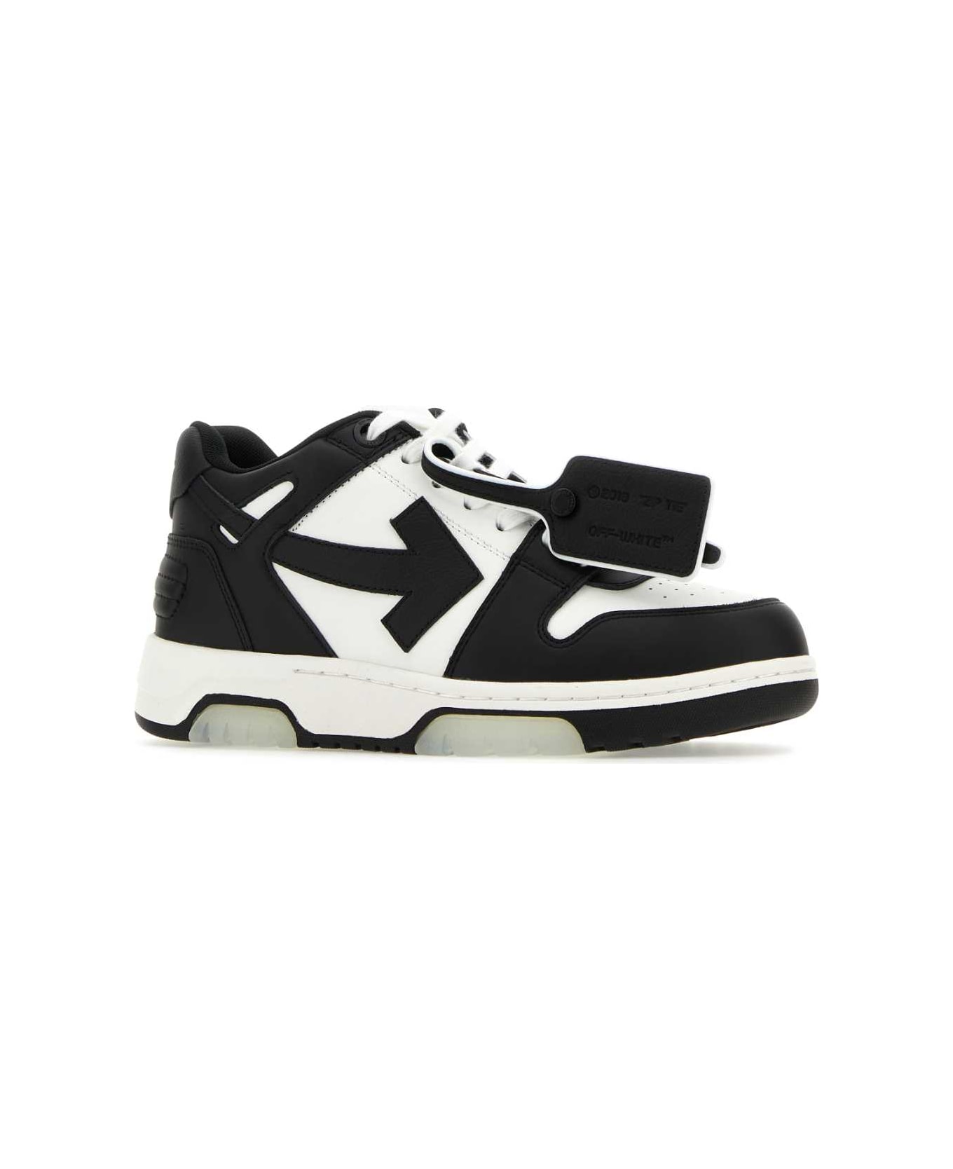 Off-White Two-tone Leather Out Of Office Sneakers - WHITEBLK スニーカー