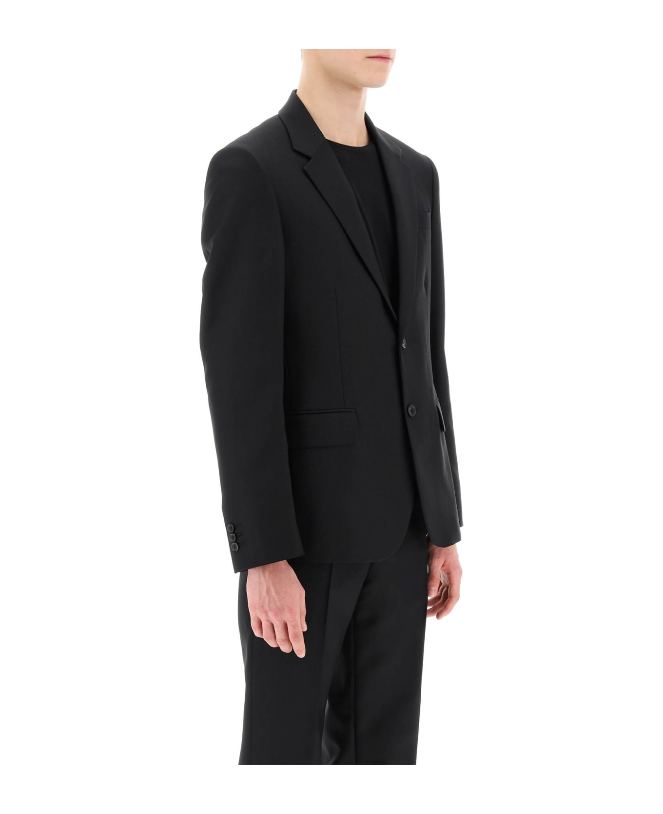 Off-White Corporate Slim Jacket - BLACK WHITE (Black)