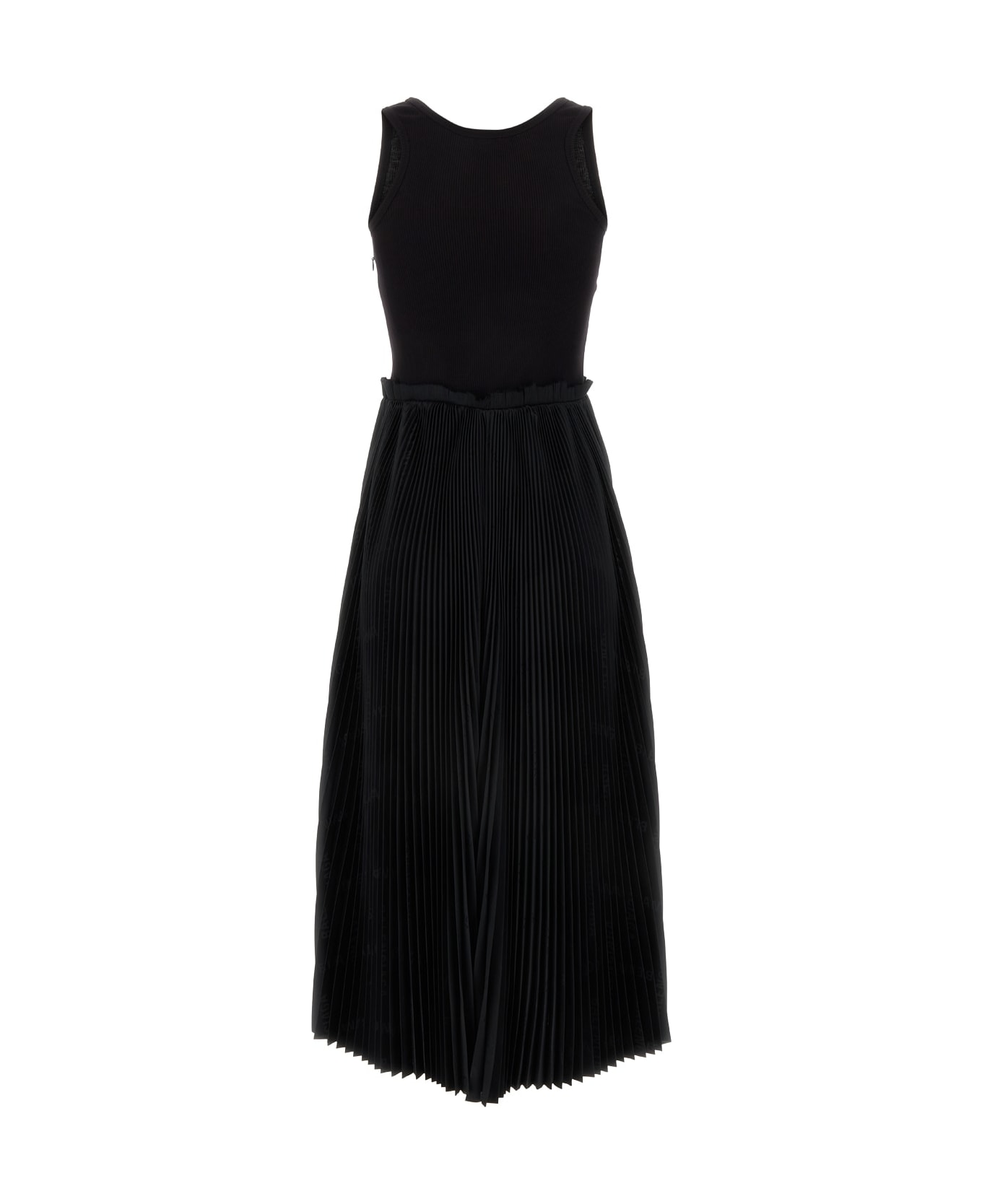 Balenciaga Tanktop Pleat Dress - Black