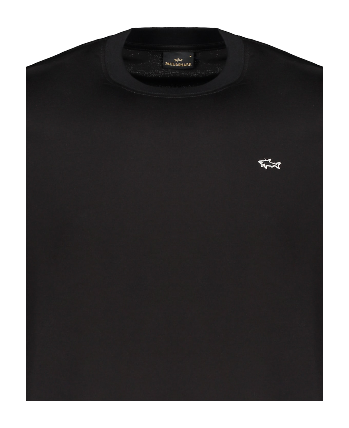 Paul&Shark Cotton T-shirt - black
