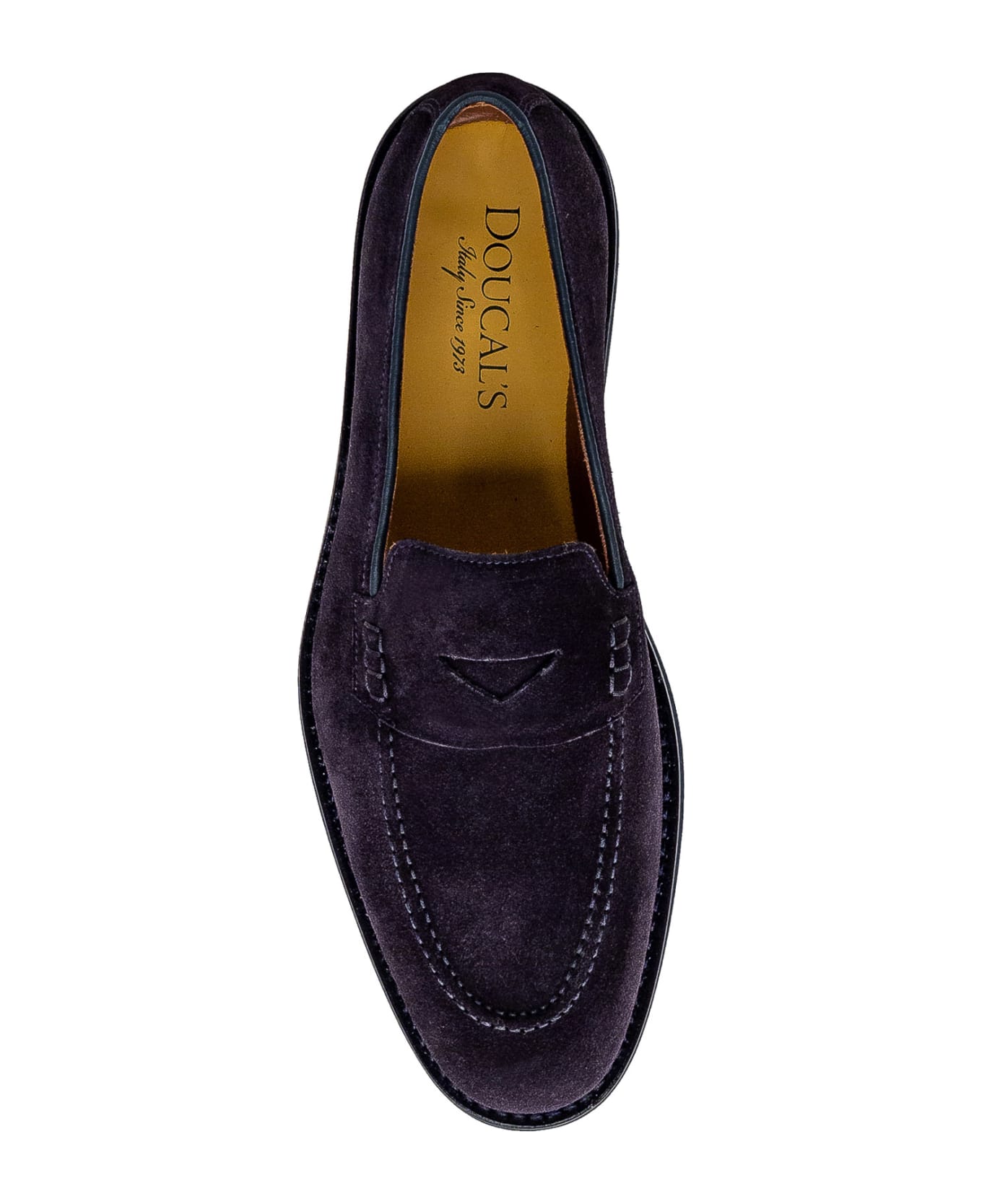 Doucal's Leather Loafer - BLU FDO BLU