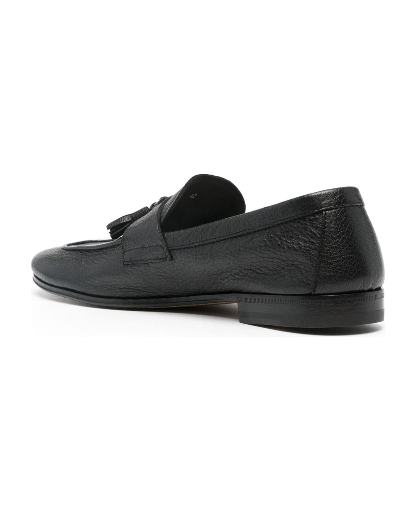 Henderson Baracco Henderson Flat Shoes Black - Black ローファー＆デッキシューズ