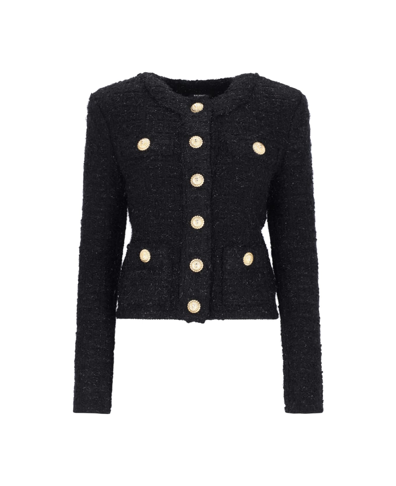 Balmain Tweed Jacket - Black  