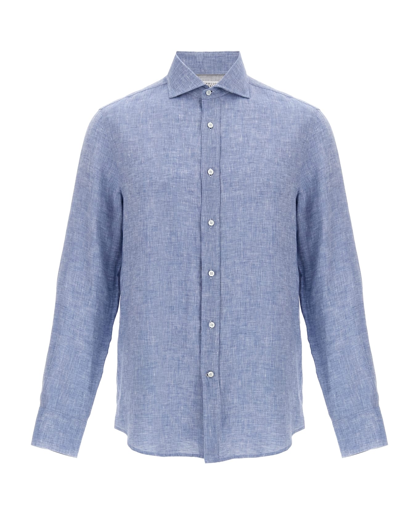 Brunello Cucinelli Linen Shirt - Light Blue