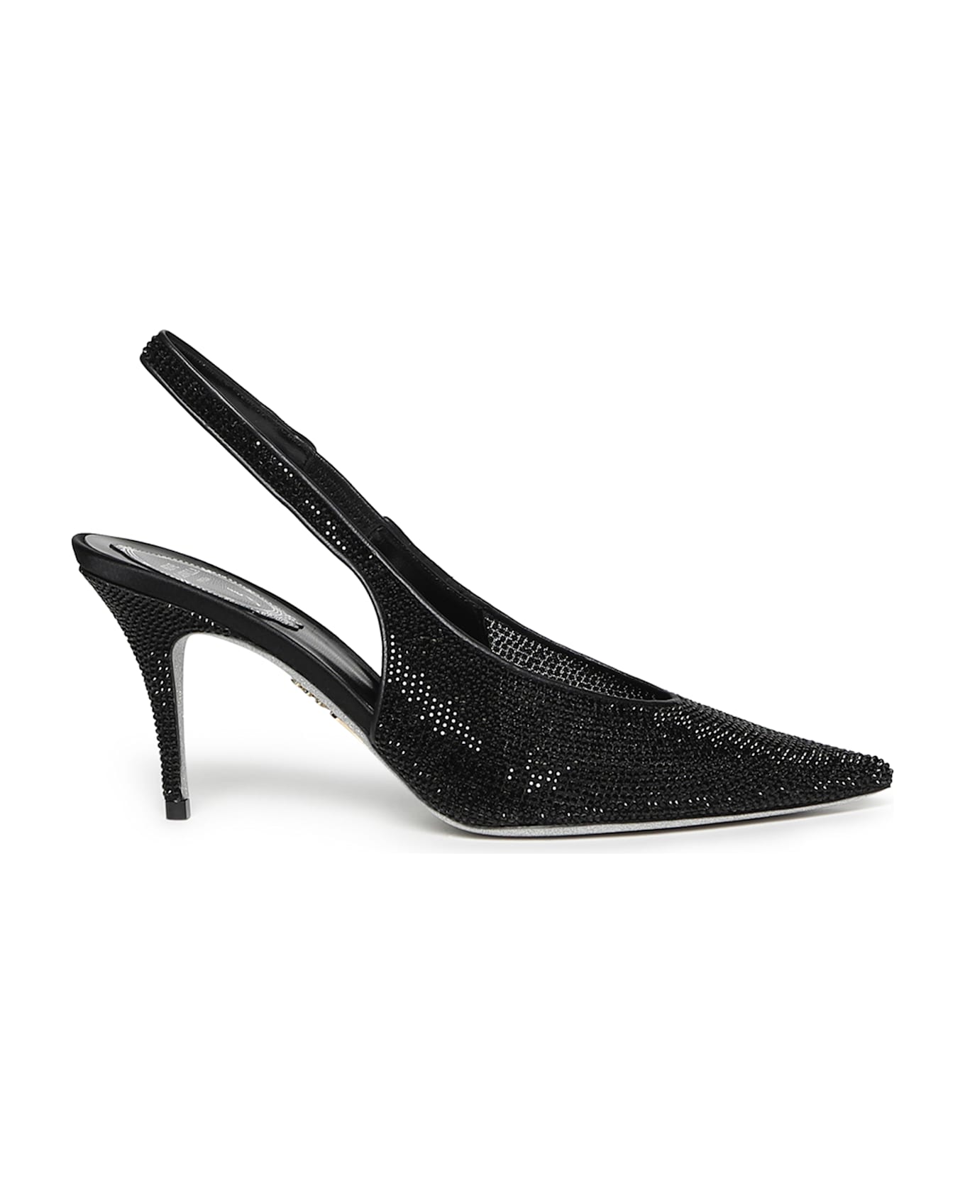René Caovilla Jinny Slingback - Black