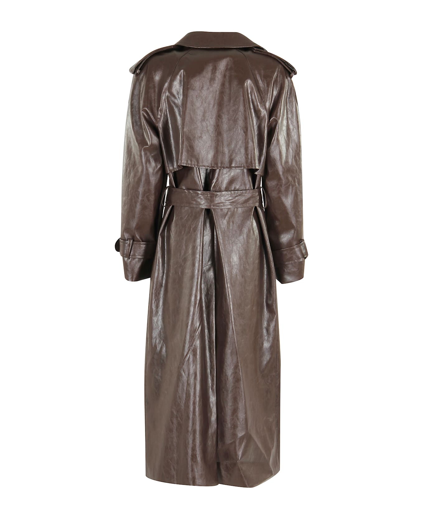 Federica Tosi Trench Pelle Metallo