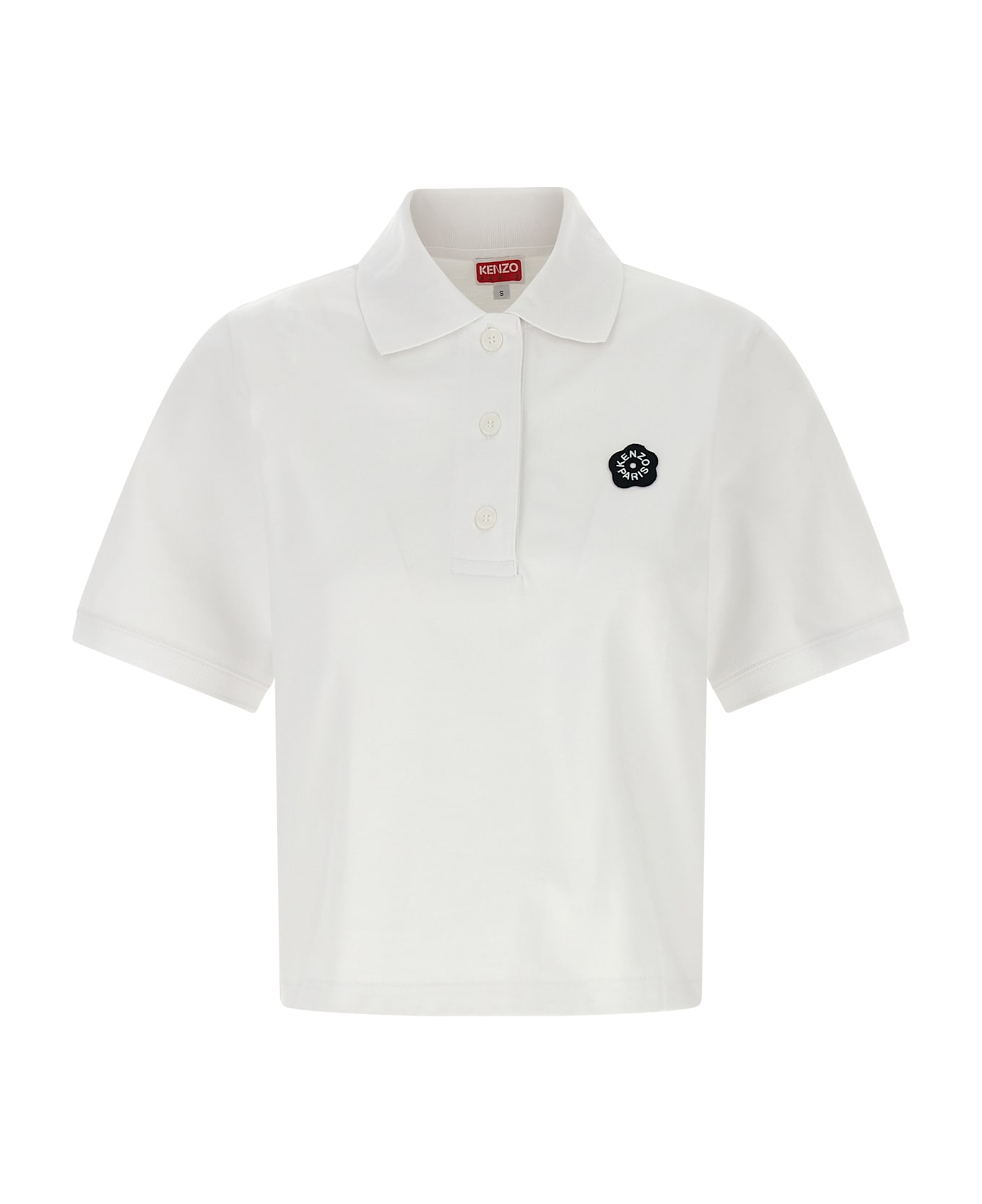 Kenzo Boke Flower 2.0 Polo Shirt - White