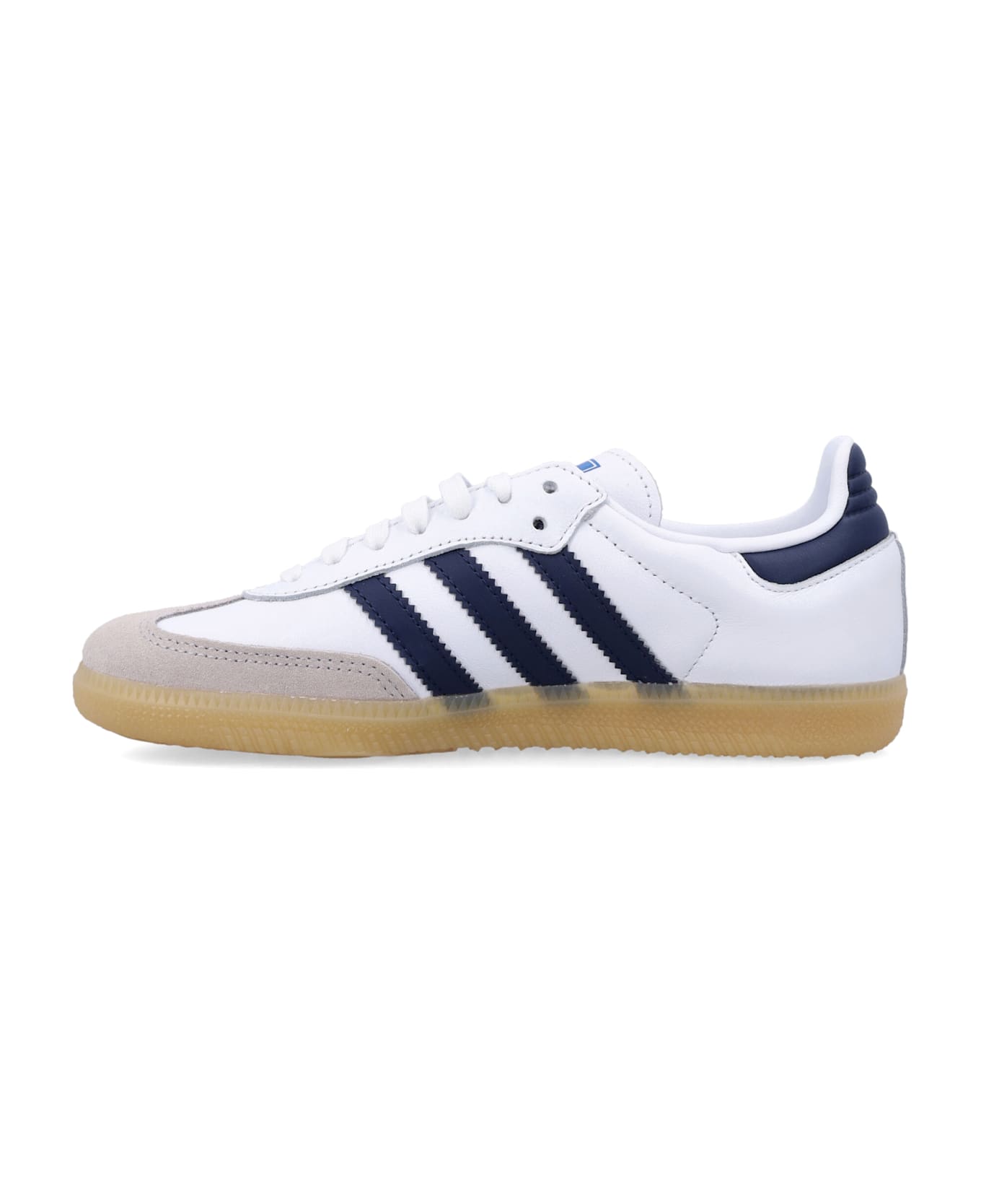 Adidas Originals Kid - Samba Og Sneakers - WHITE/NAVY