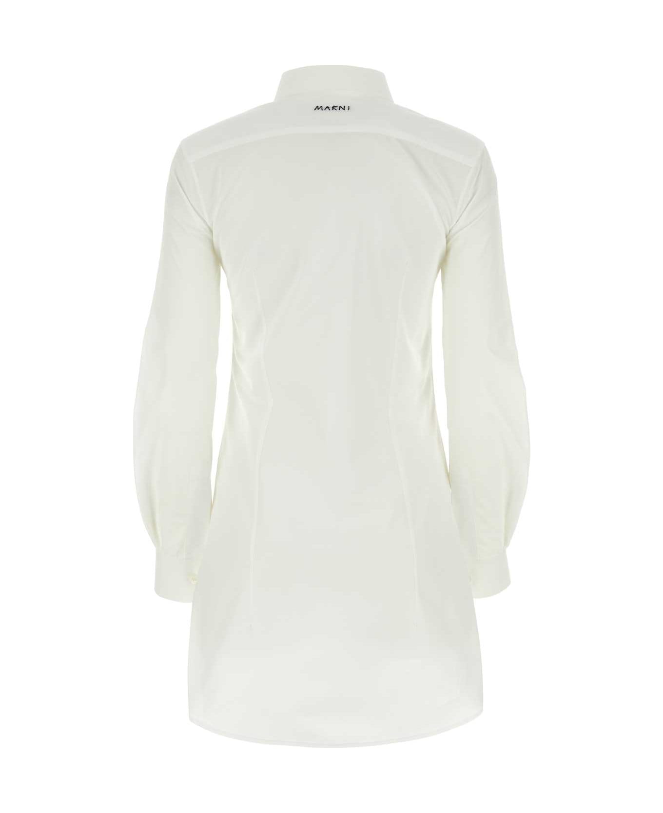 Marni White Poplin Shirt - 00W01