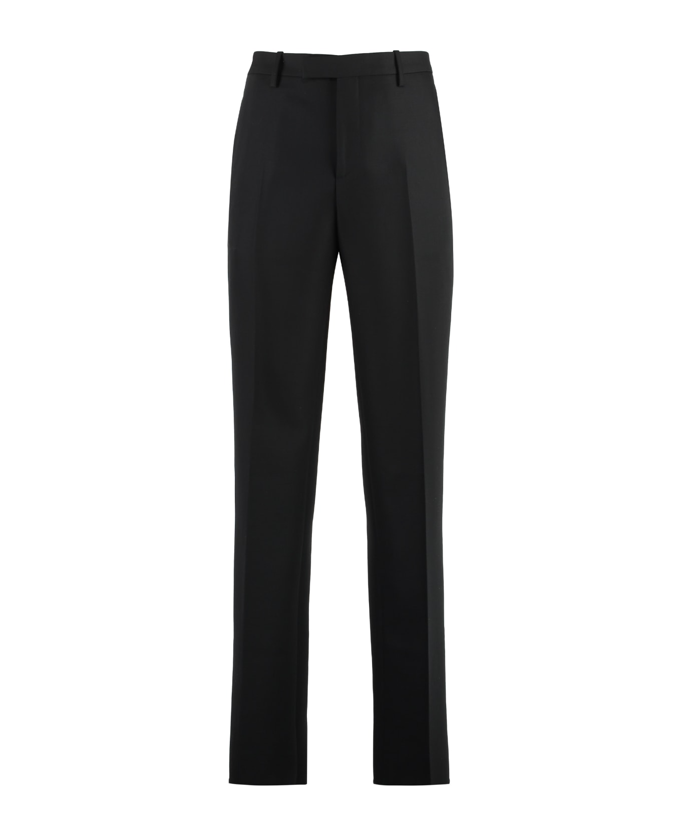 Off-White Wool Tailored Trousers - black ボトムス