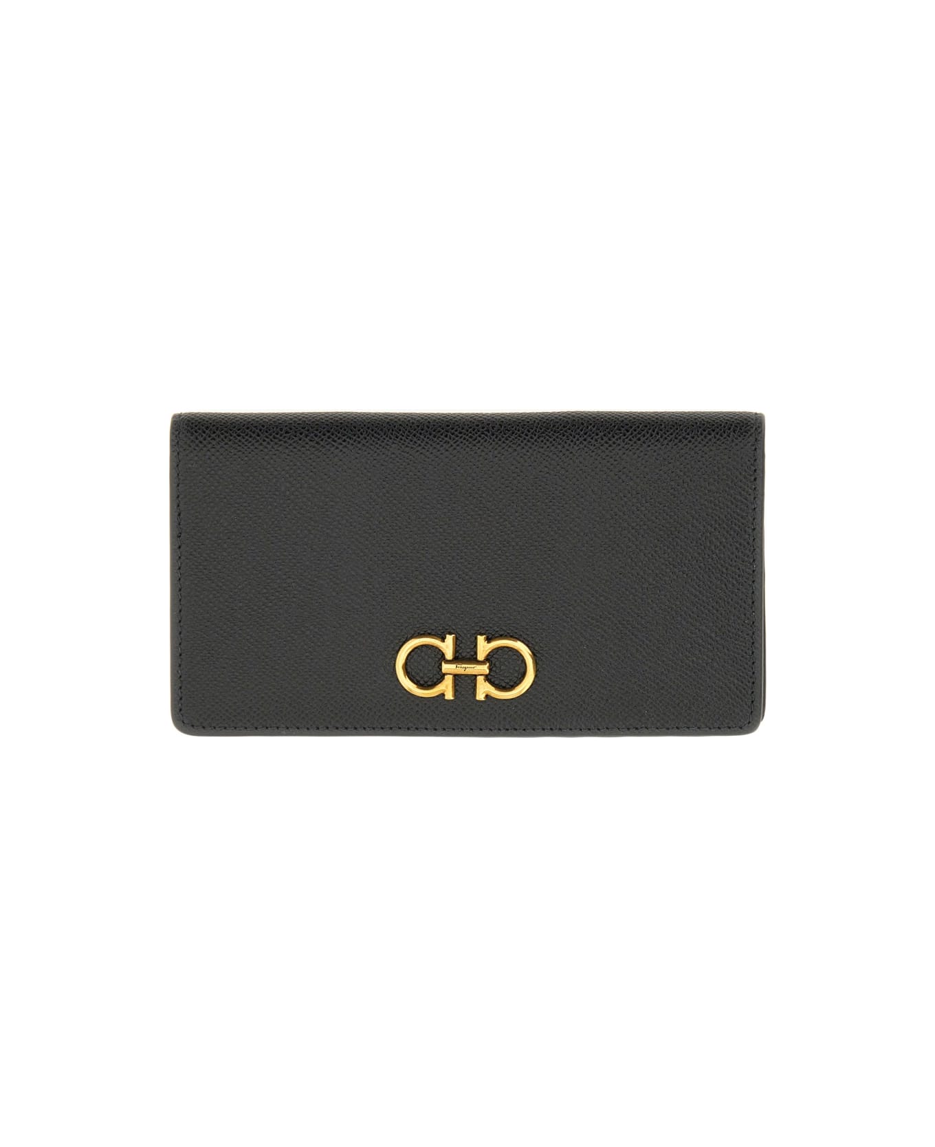 Ferragamo Gancini Wallet - BLACK