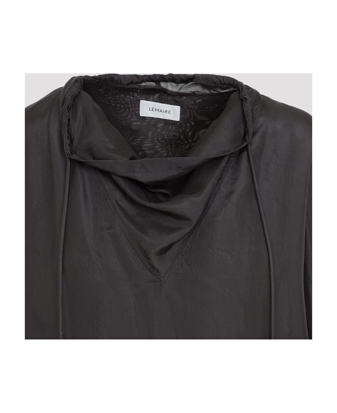 Lemaire Shawl Collar Top - Espresso