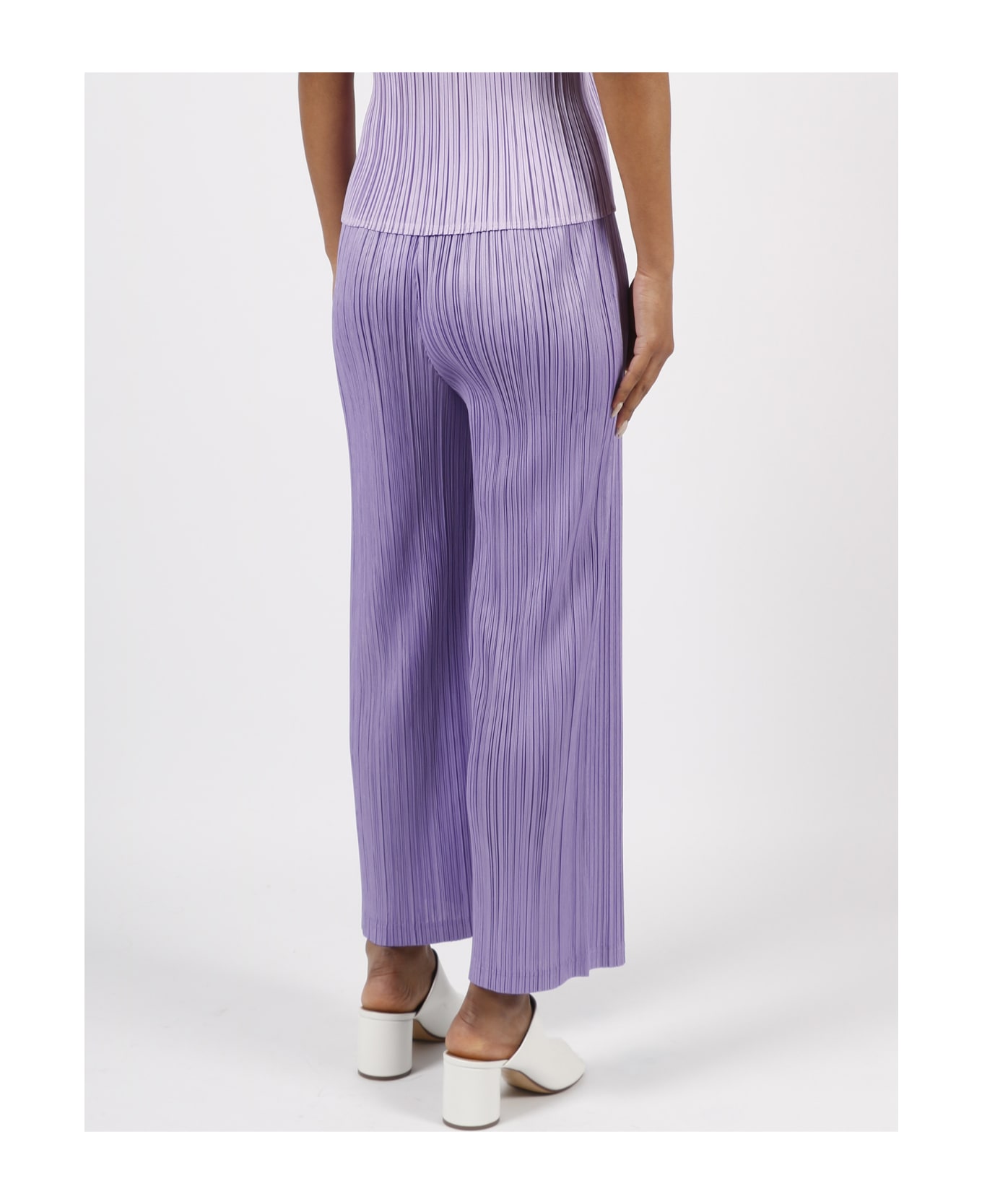 Pleats Please Issey Miyake Thicker Bottoms Trousers - PURPLE