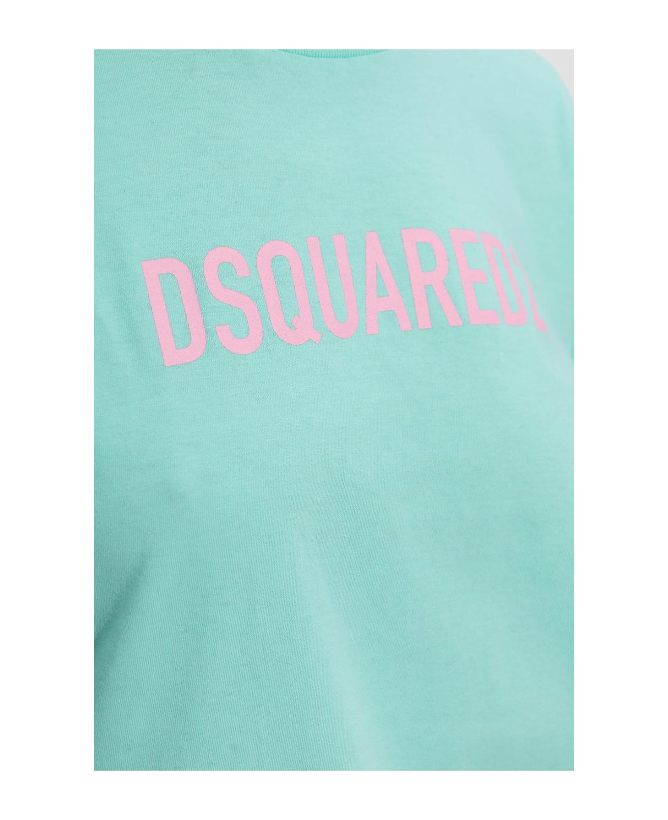 Dsquared2 Logo Printed Crewneck T-shirt - Light blue