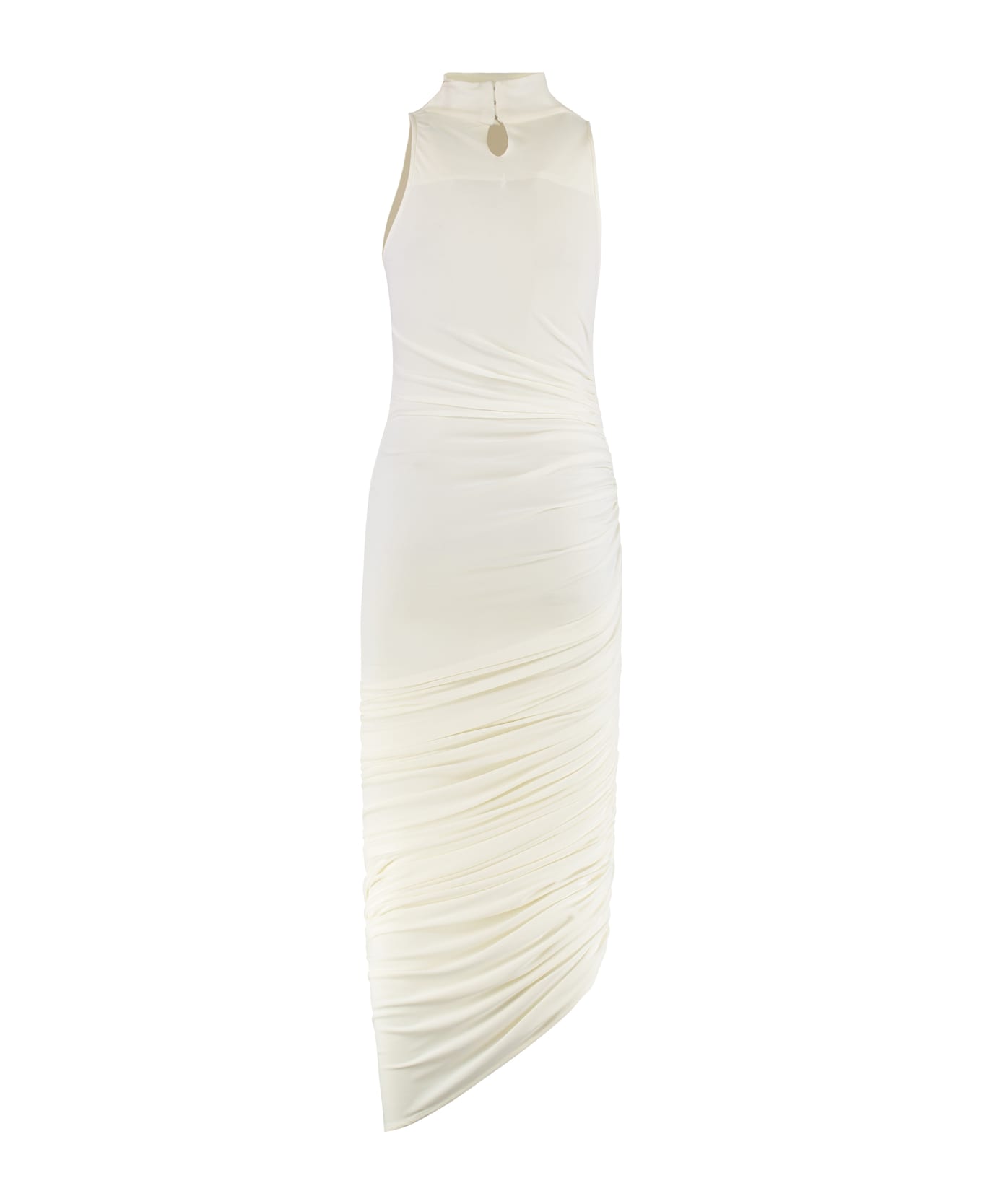 Jacquemus Piazza Asymmetric Dress - white