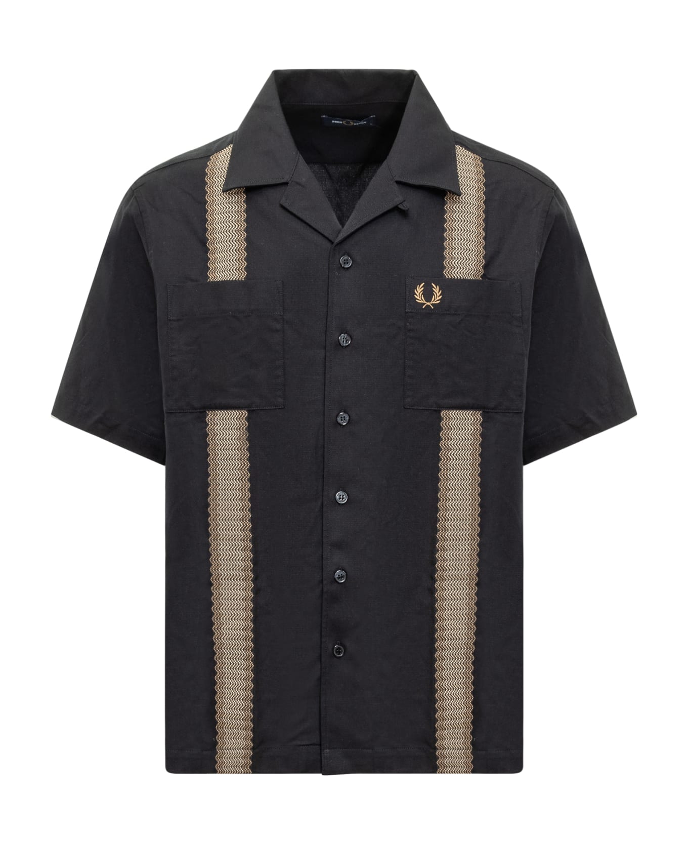 Fred Perry Shirt - BLACK