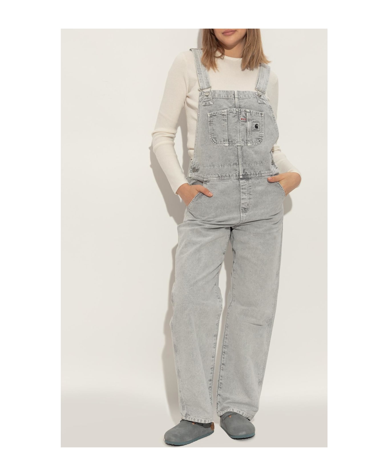 Birkenstock 'tokio Ii Suede' Shoes - GREY