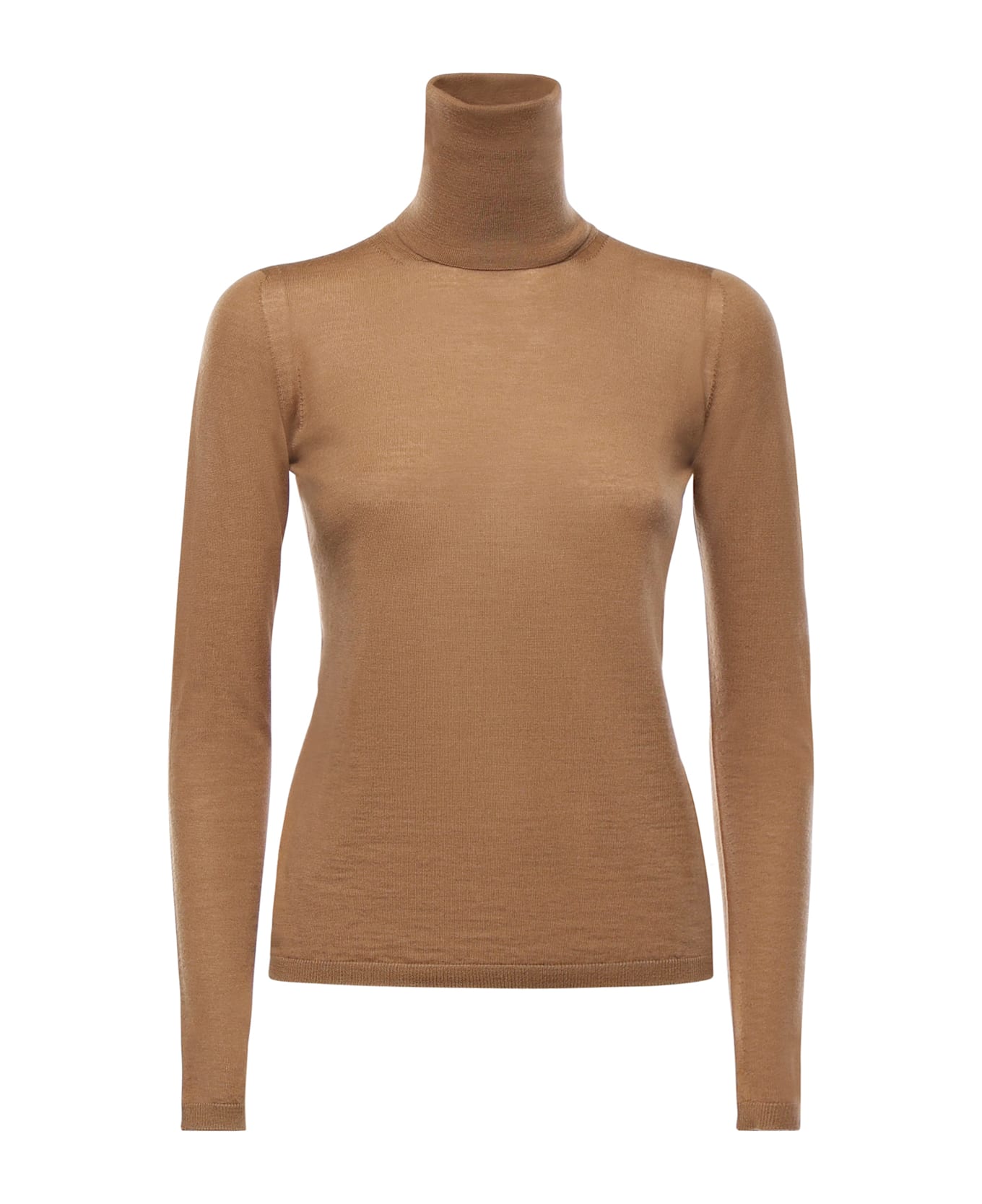 Max Mara Wool Turtleneck - Brown