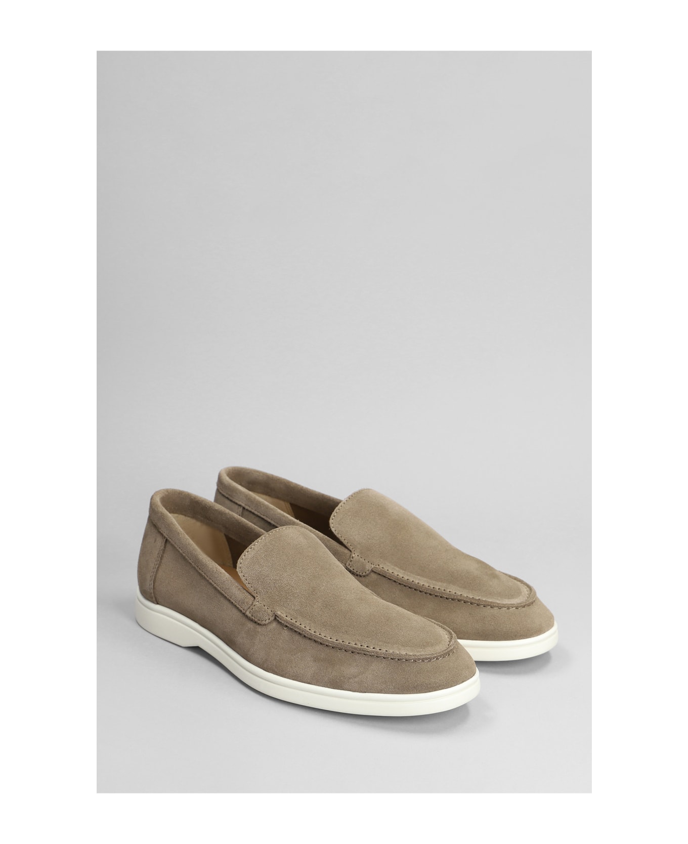 National Standard Edition 11 Low Loafers In Brown Suede - brown