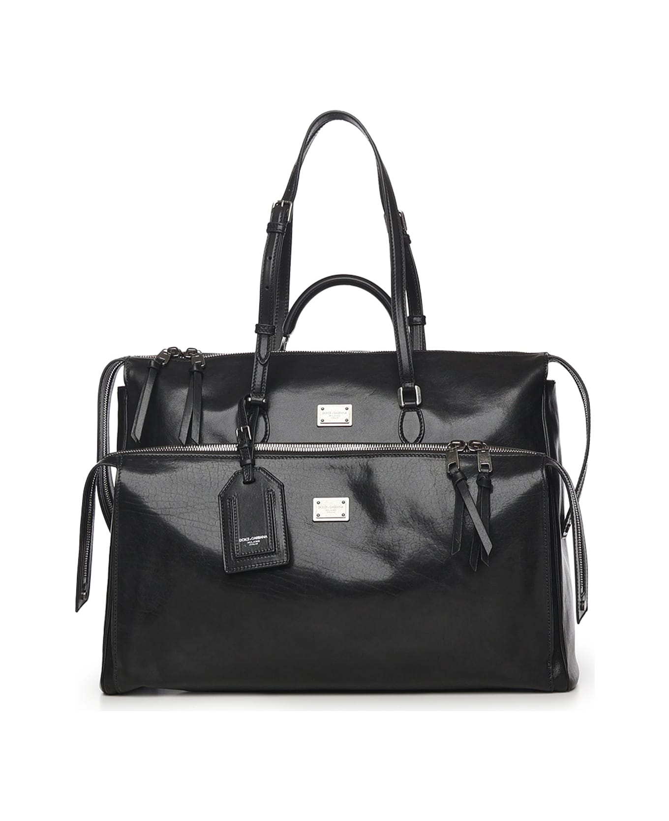 Dolce 
Gabbana Vittoria Leather Bag - Black