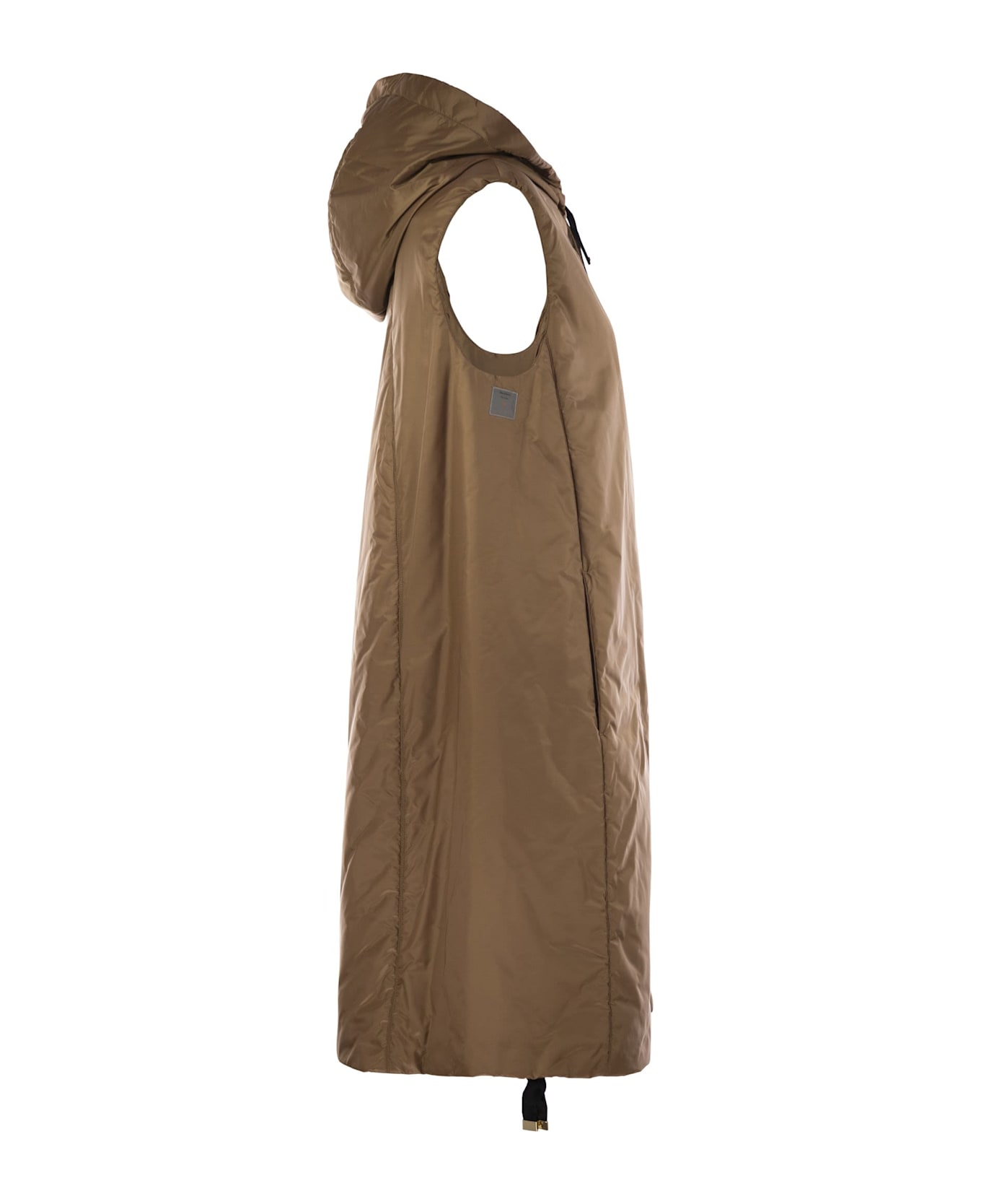 Max Mara The Cube Greengi - Drip-proof Canvas Waistcoat - Caramel