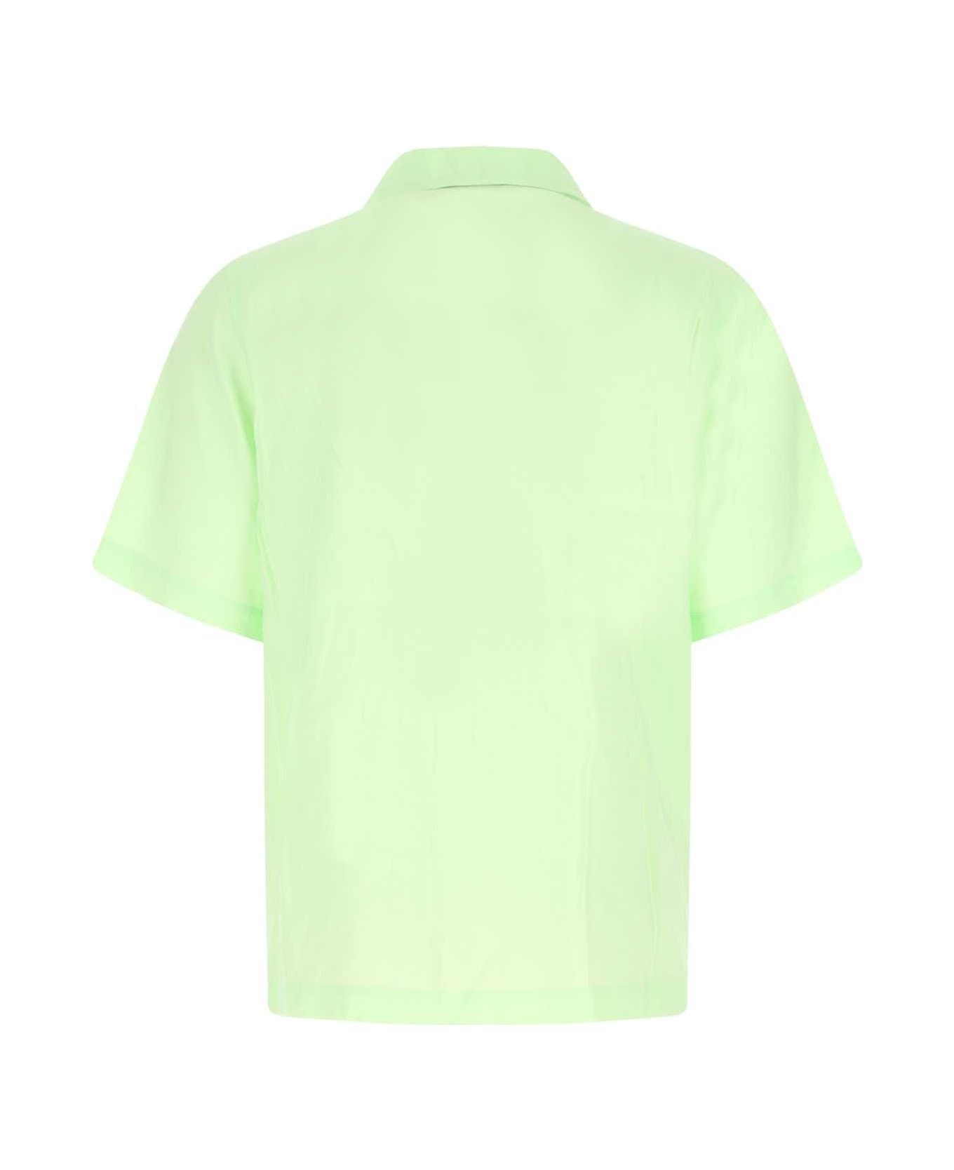 Nanushka Pastel Green Modal Blend Shirt - JADE