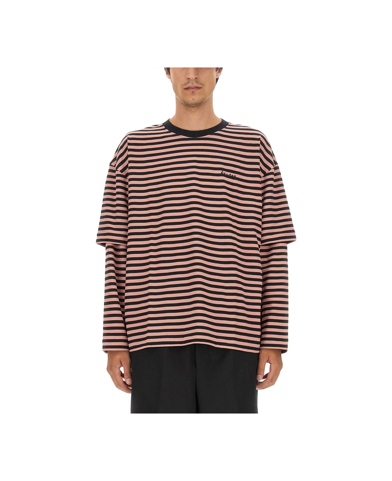 Études T-shirt With Stripe Pattern - MULTICOLOUR