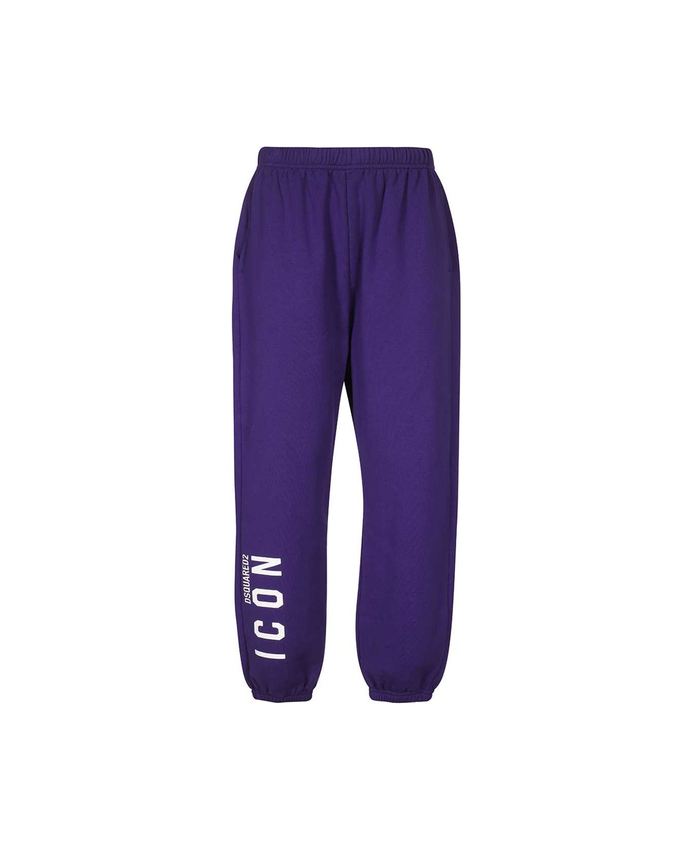 Dsquared2 Logo Print Sweatpants - purple