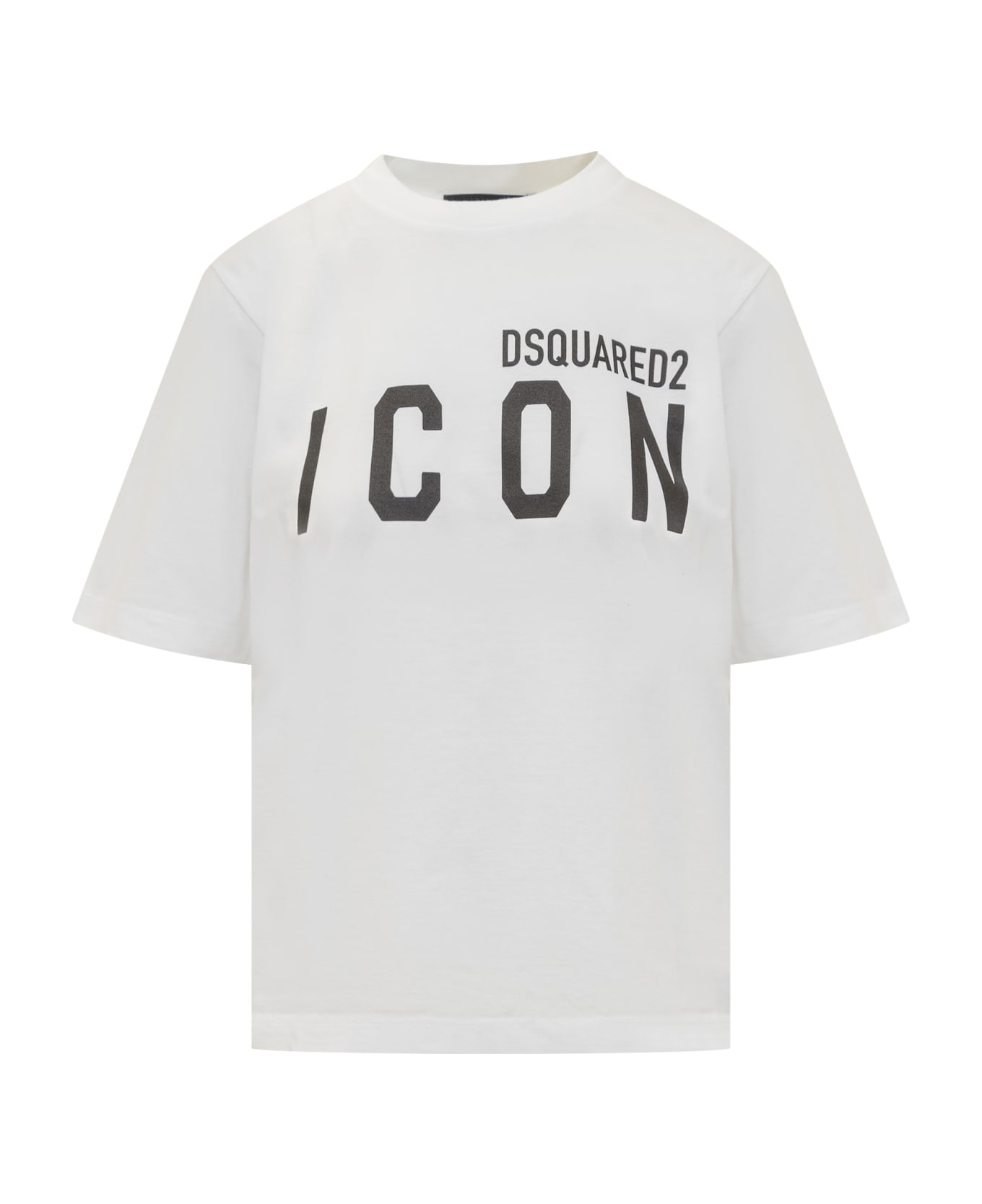 Dsquared2 Icon Forever Easy T-shirt - WHITE BLACK