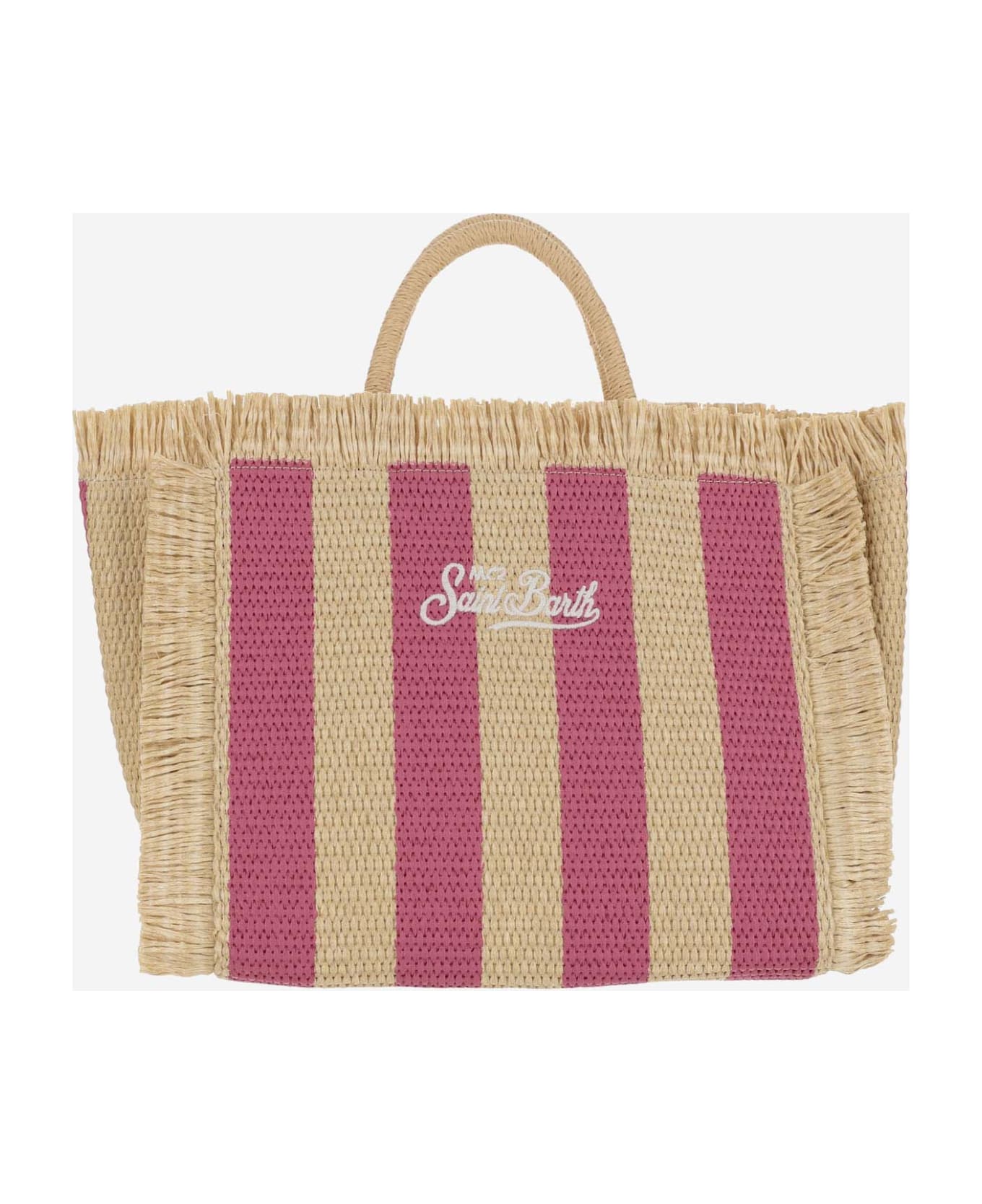 MC2 Saint Barth Colette Tote Bag With Striped Pattern - Red