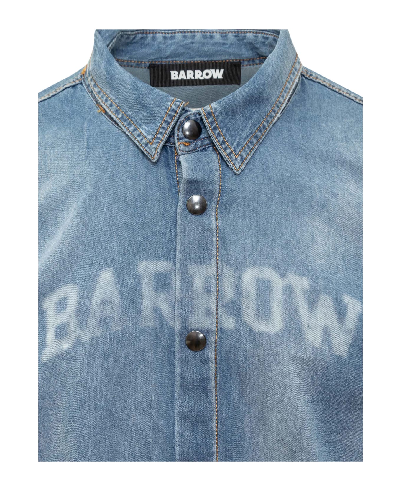 Barrow Denim Shirt - DENIM BLUE