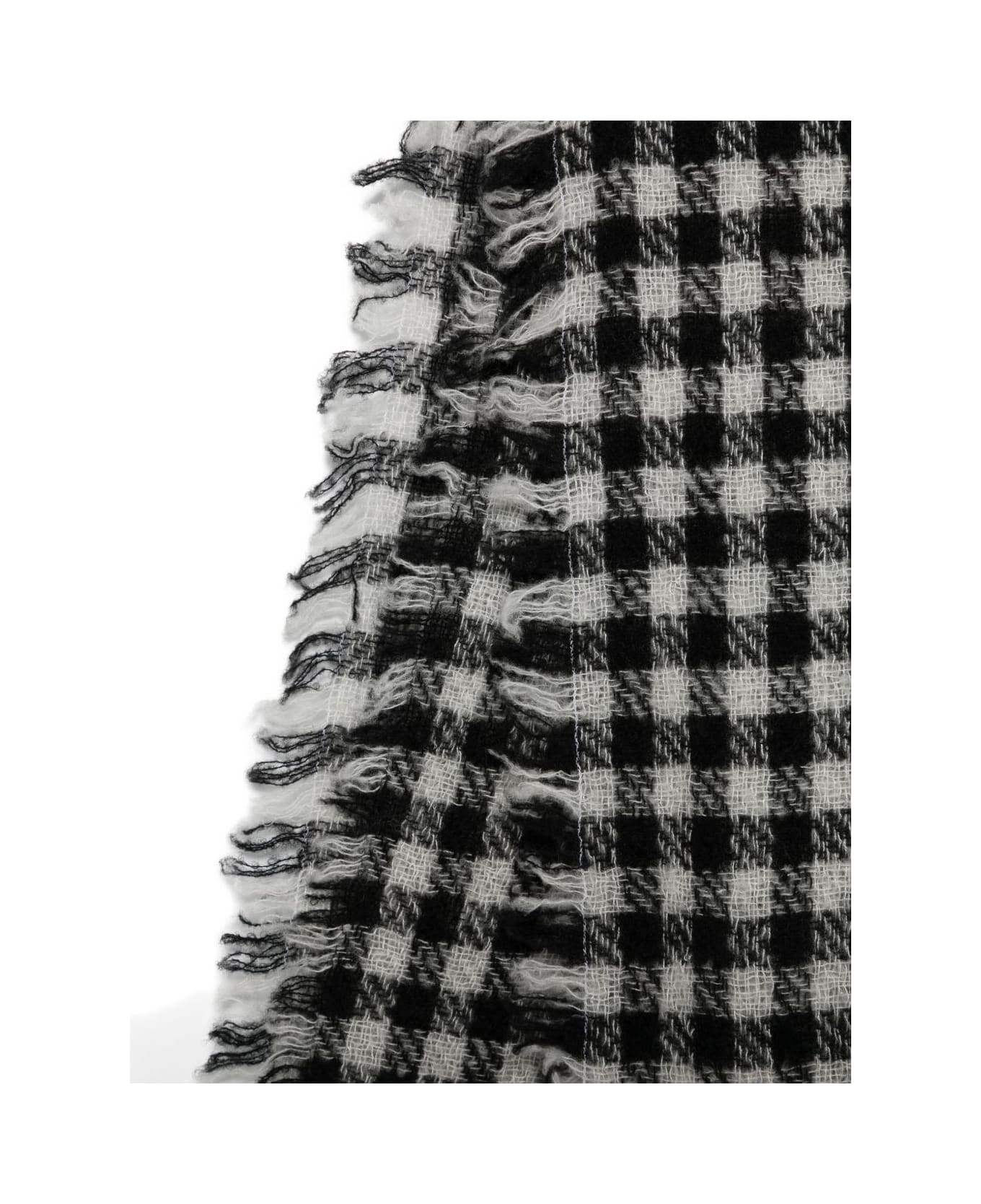 Faliero Sarti Wool And Cashmere Scarf - Black