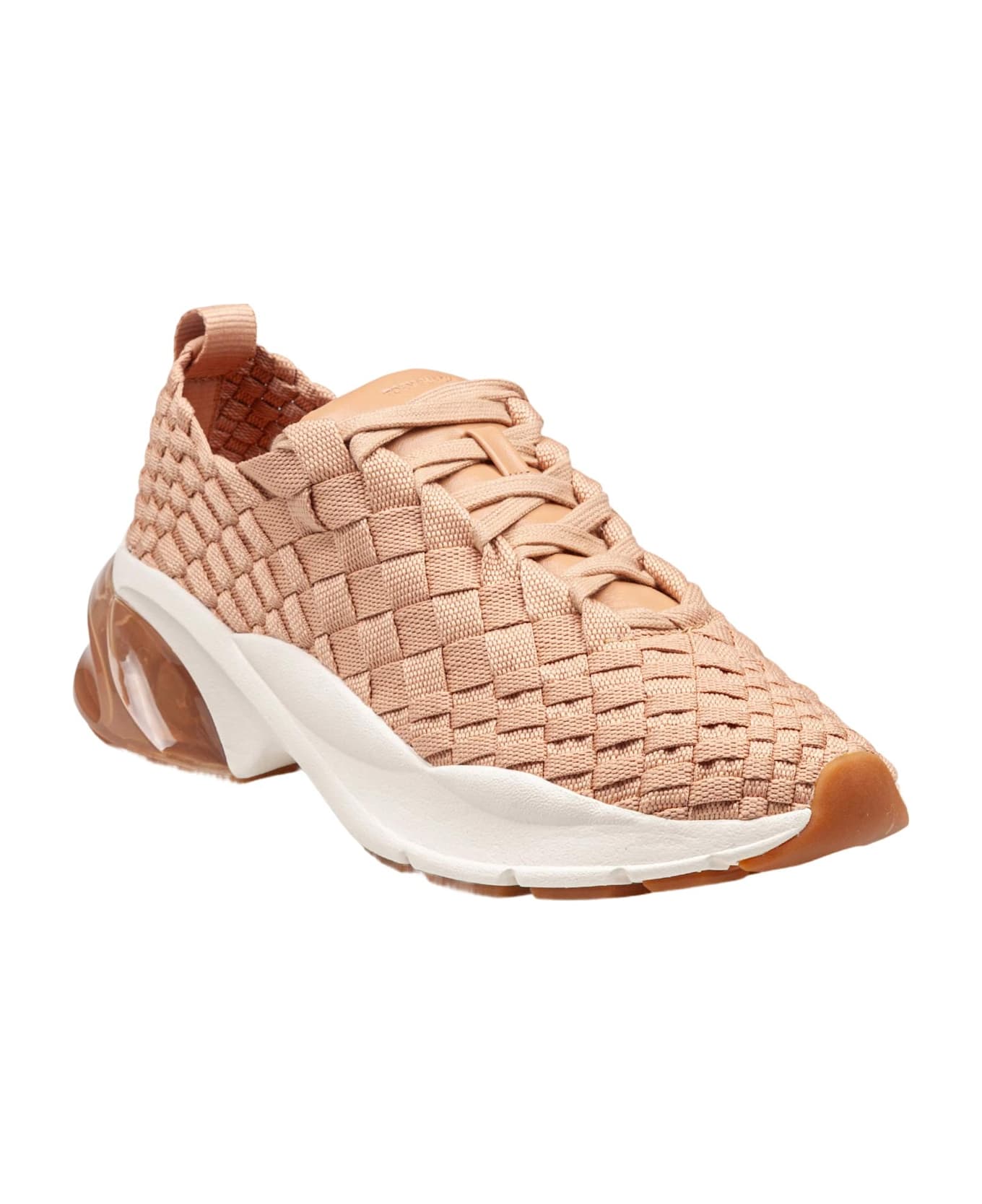 Tory Burch Blush Woven Fabric Trainer Sneakers - Blush